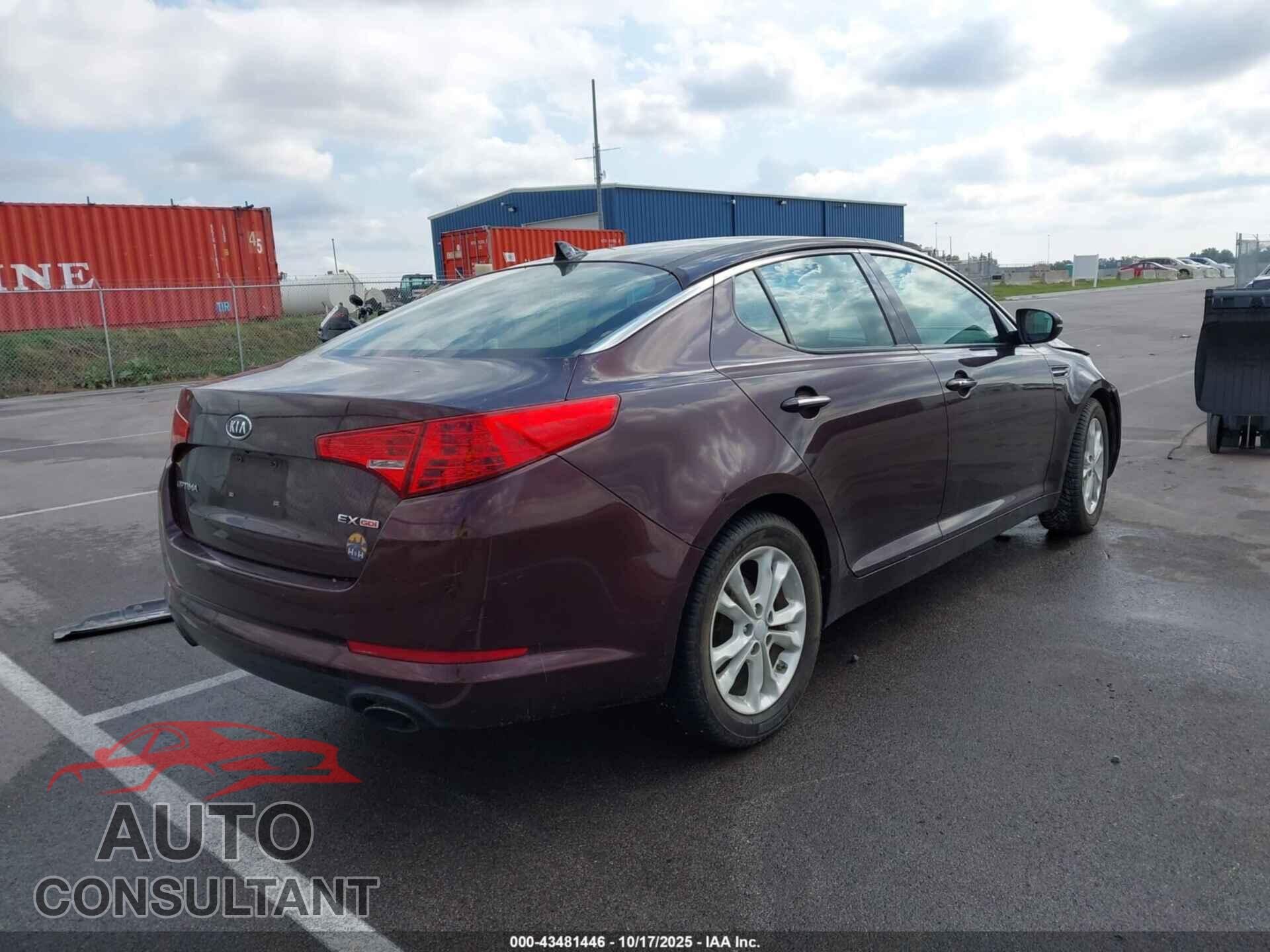 KIA OPTIMA 2012 - 5XXGN4A71CG013541