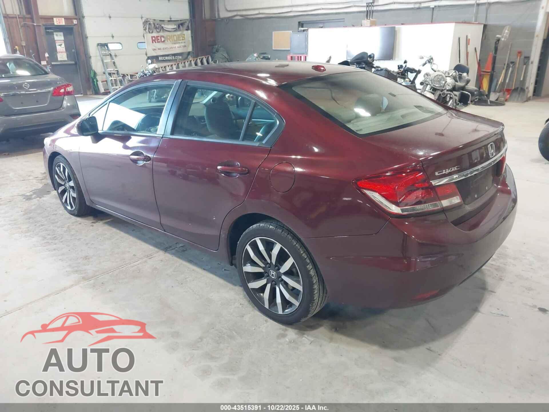 HONDA CIVIC 2015 - 19XFB2F94FE270788