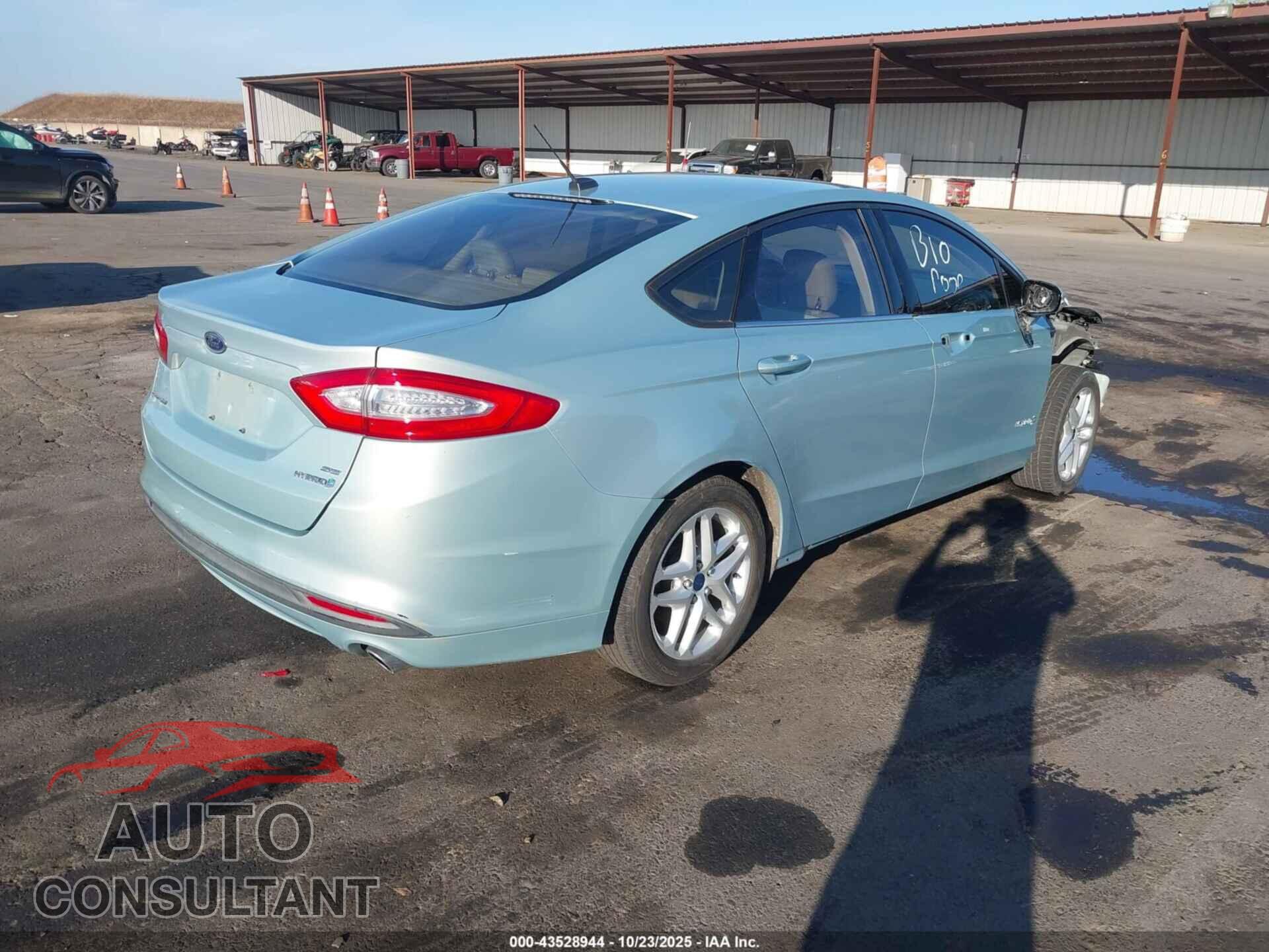 FORD FUSION HYBRID 2013 - 3FA6P0LU3DR222337
