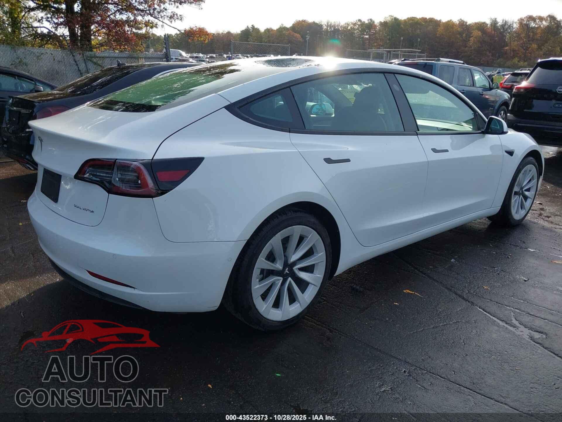 TESLA MODEL 3 2022 - 5YJ3E1EB0NF171029