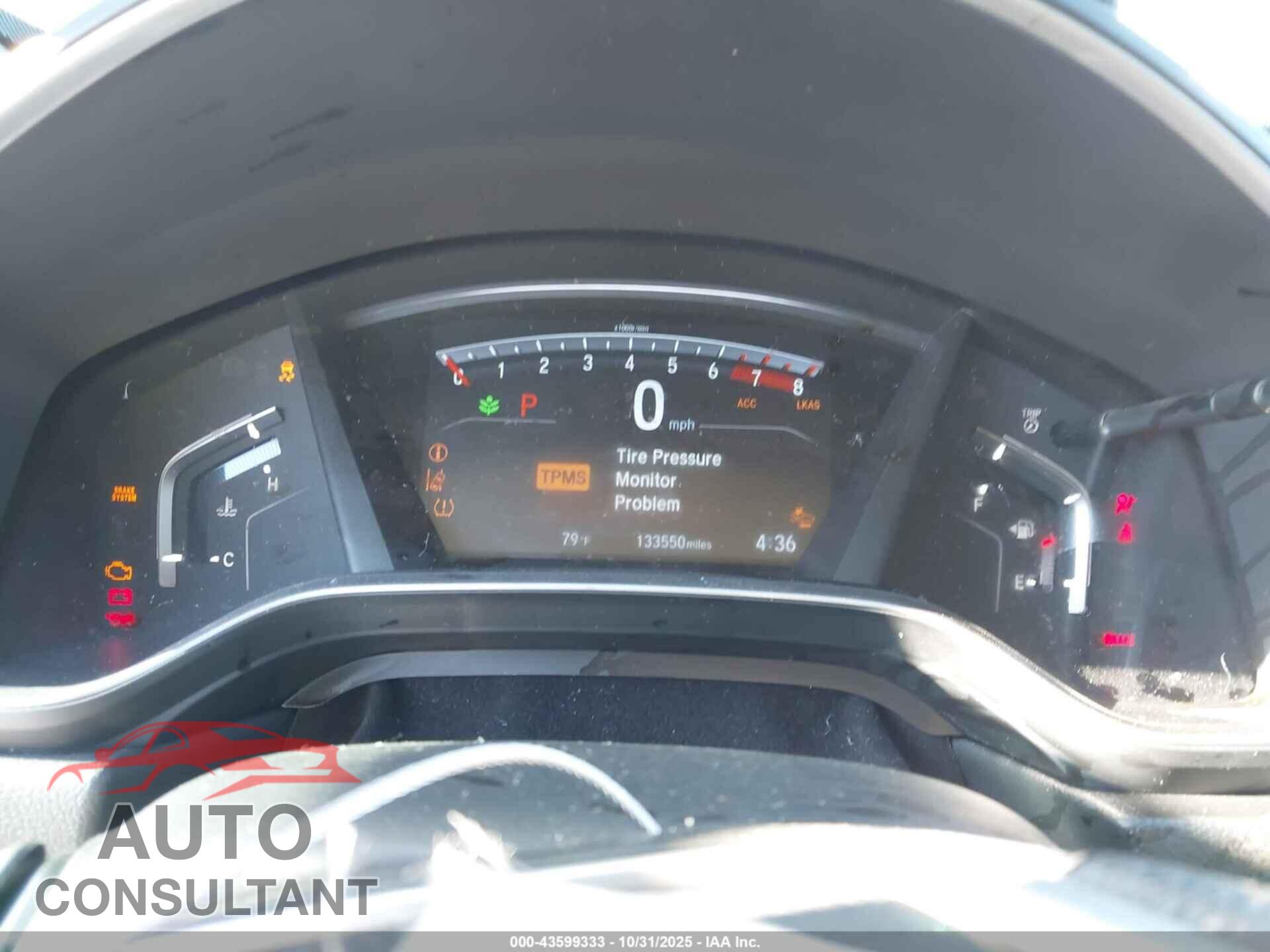 HONDA CR-V 2019 - 5J6RW1H52KA017157