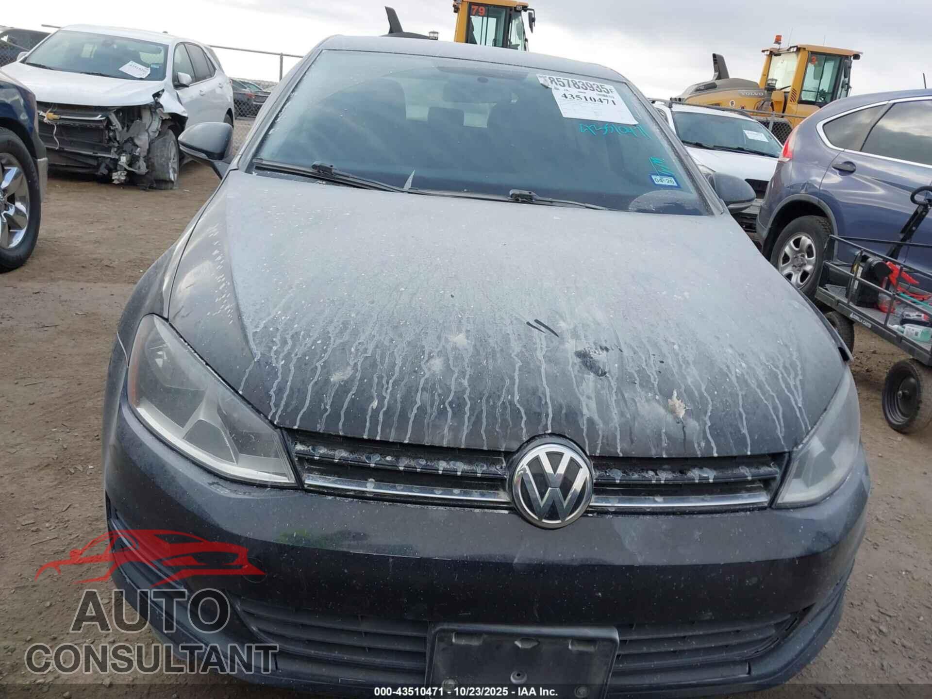 VOLKSWAGEN GOLF 2015 - 3VWRA7AU9FM047285