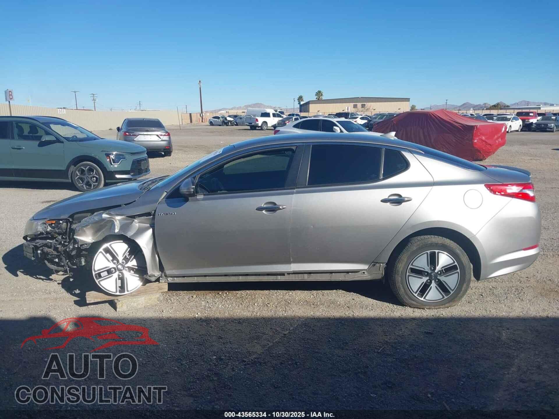 KIA OPTIMA HYBRID 2013 - KNAGM4AD2D5050464
