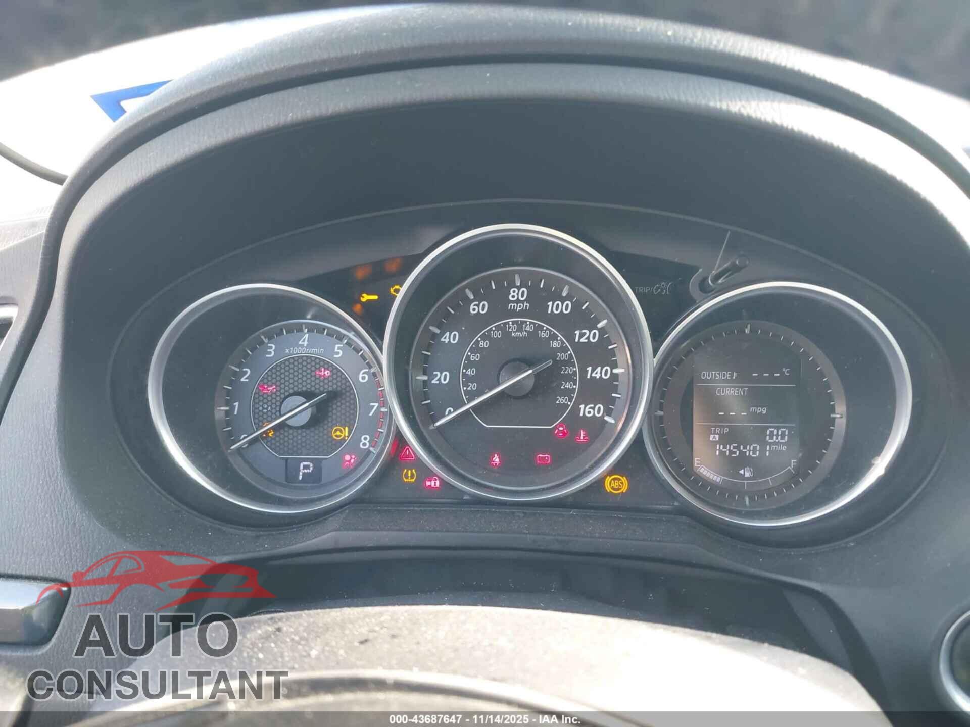 MAZDA MAZDA6 2015 - JM1GJ1V6XF1173042