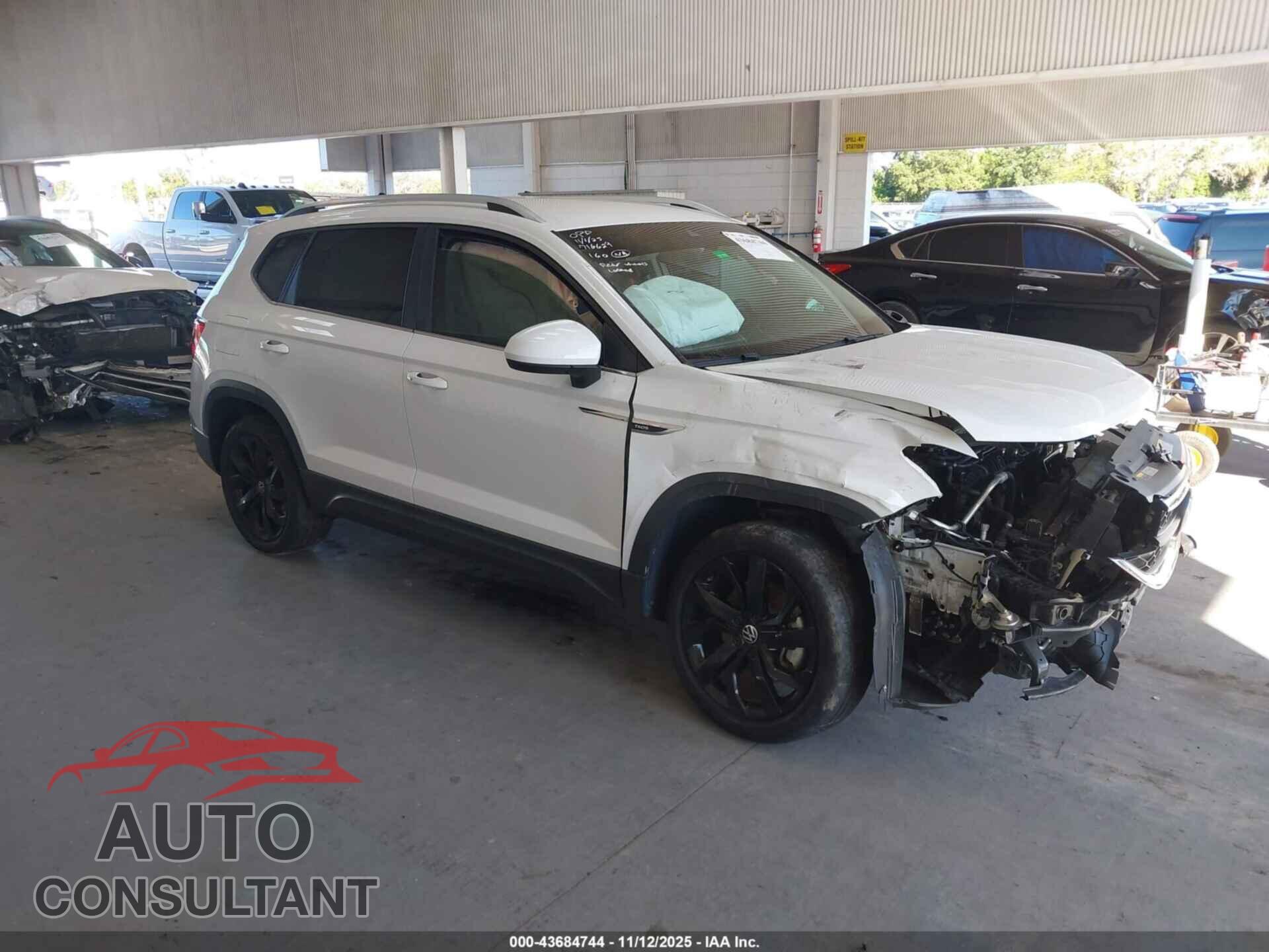 VOLKSWAGEN TAOS 2022 - 3VVSX7B27NM080138