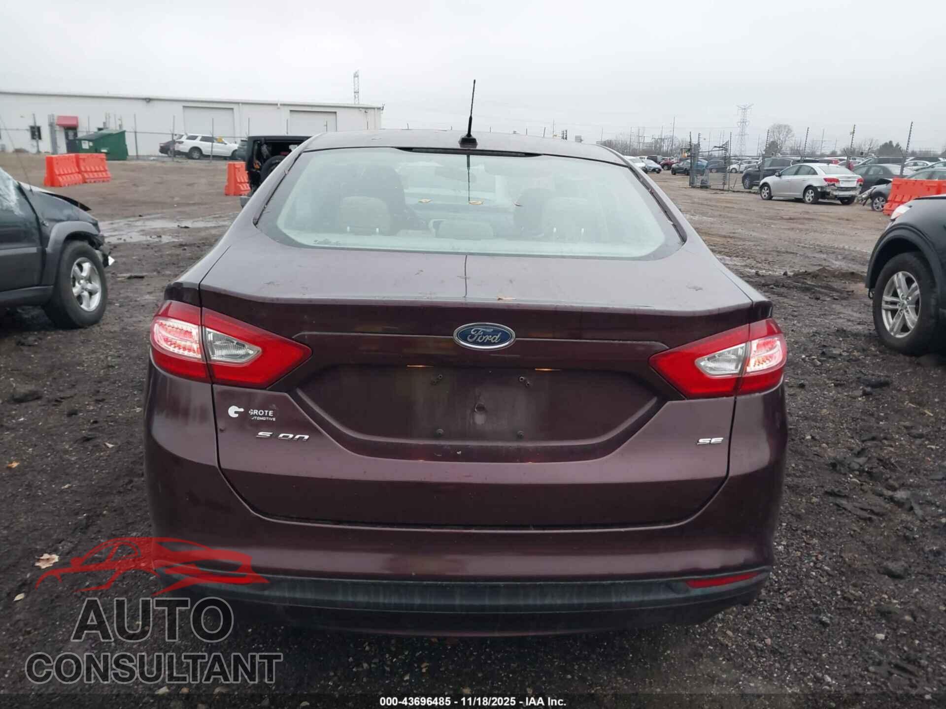 FORD FUSION 2013 - 3FA6P0H73DR183008