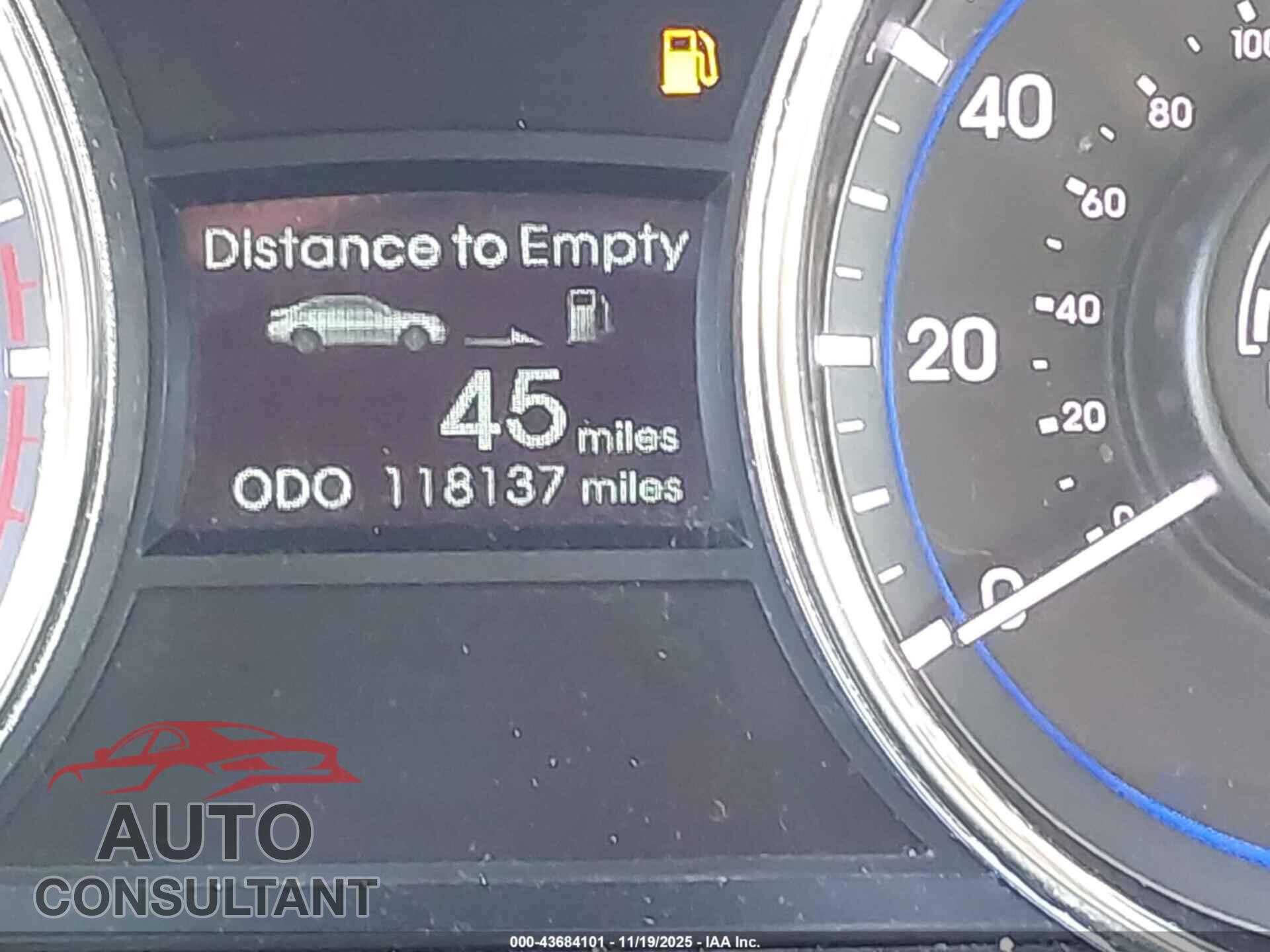 HYUNDAI SONATA 2012 - 5NPEC4AC5CH387262