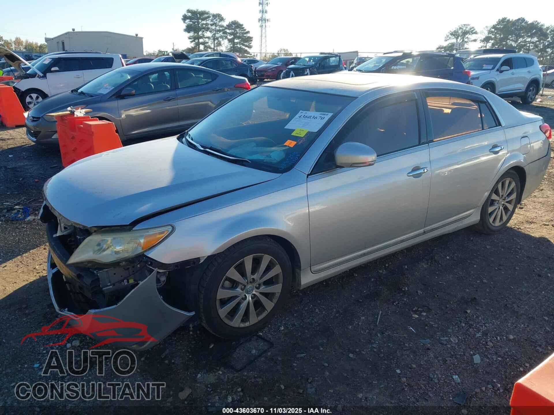 TOYOTA AVALON 2011 - 4T1BK3DB4BU397915