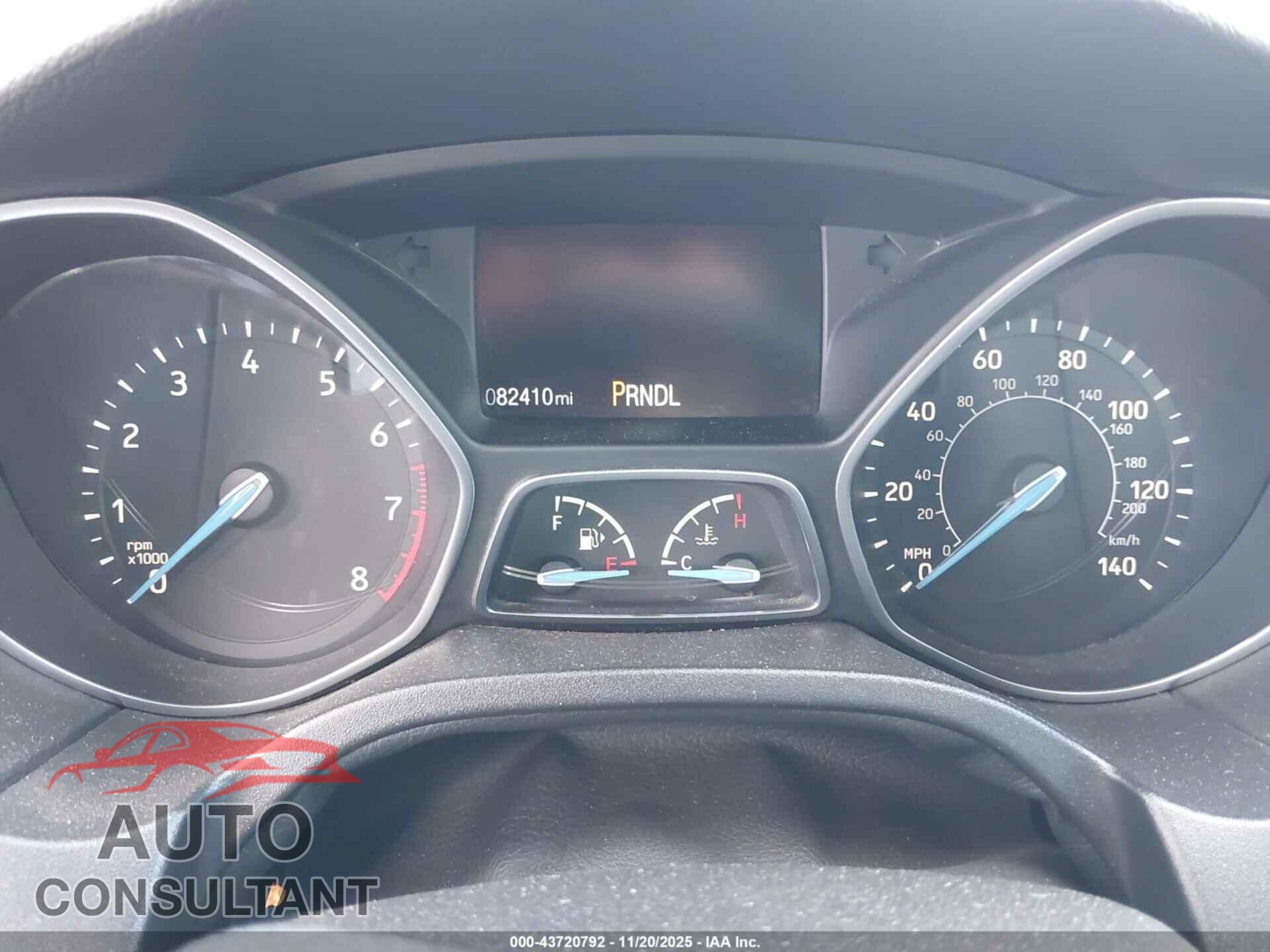 FORD FOCUS 2017 - 1FADP3F2XHL334589