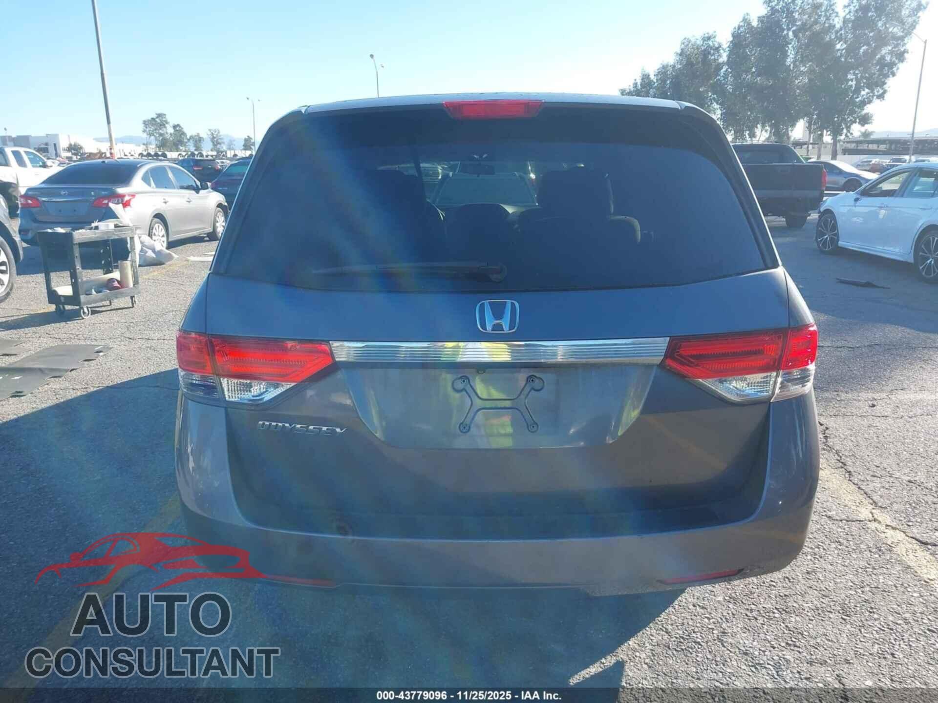 HONDA ODYSSEY 2015 - 5FNRL5H47FB051850