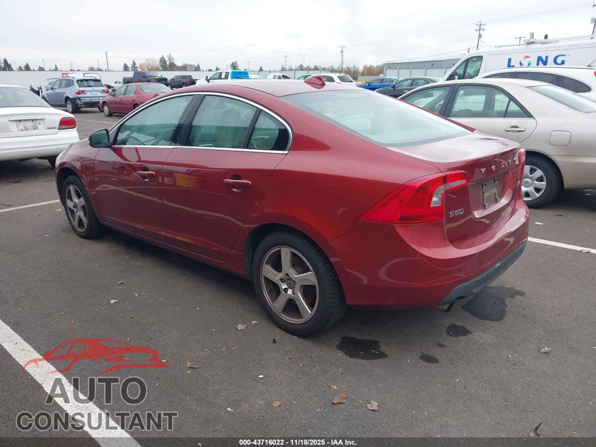 VOLVO S60 2012 - YV1622FS6C2024993