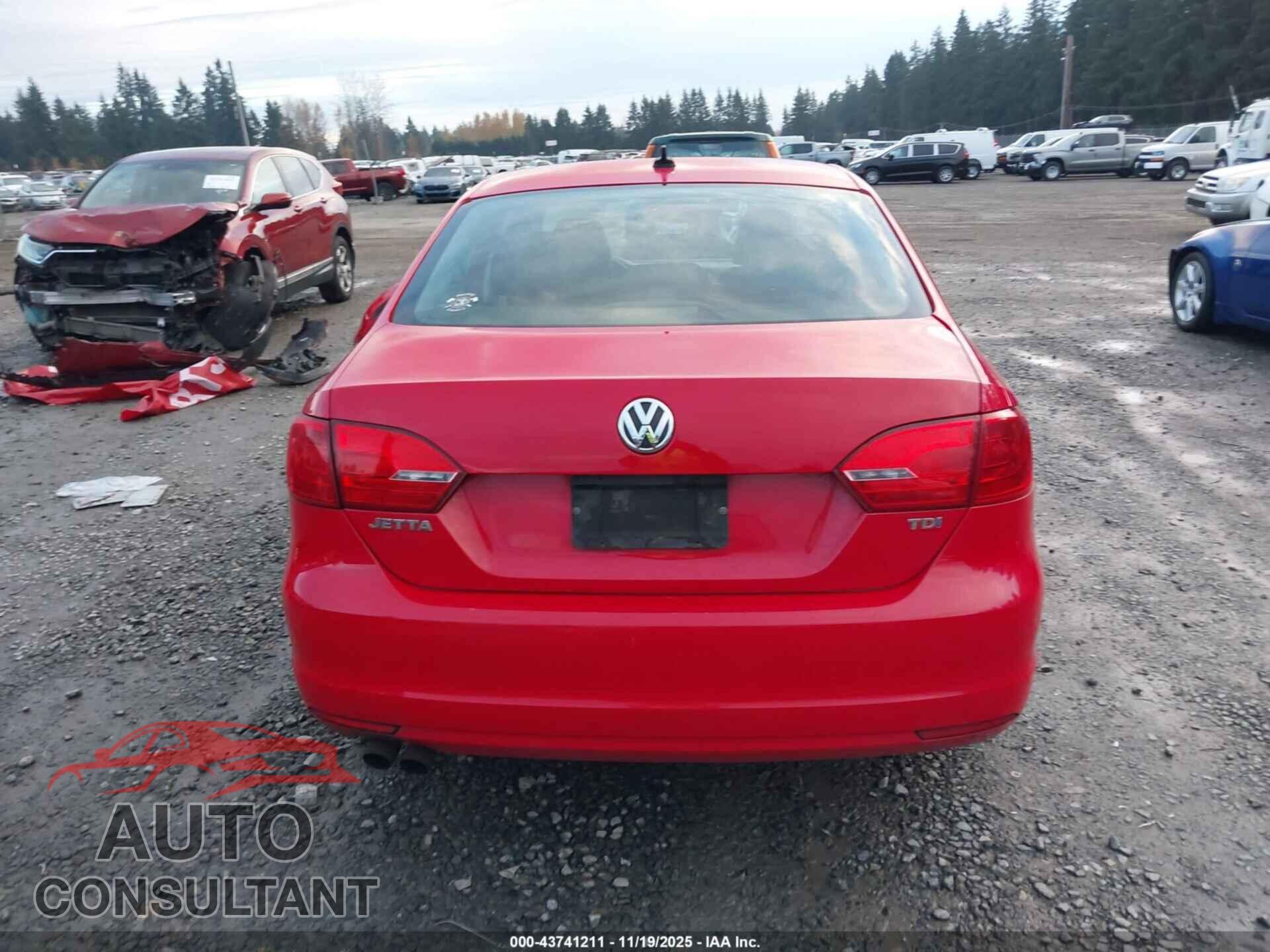 VOLKSWAGEN JETTA 2012 - 3VW3L7AJ3CM331268