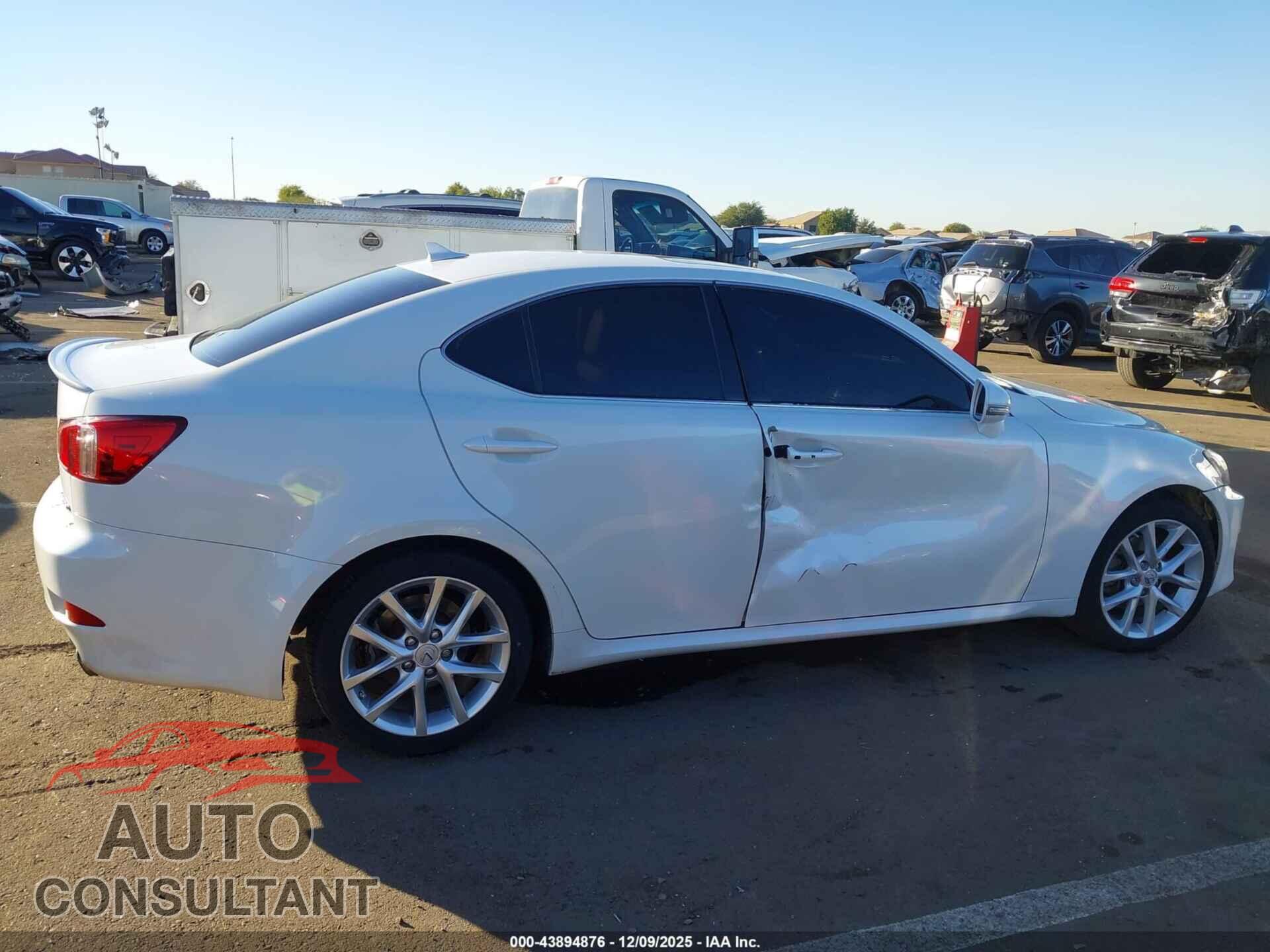 LEXUS IS 250 2012 - JTHBF5C22C5181321