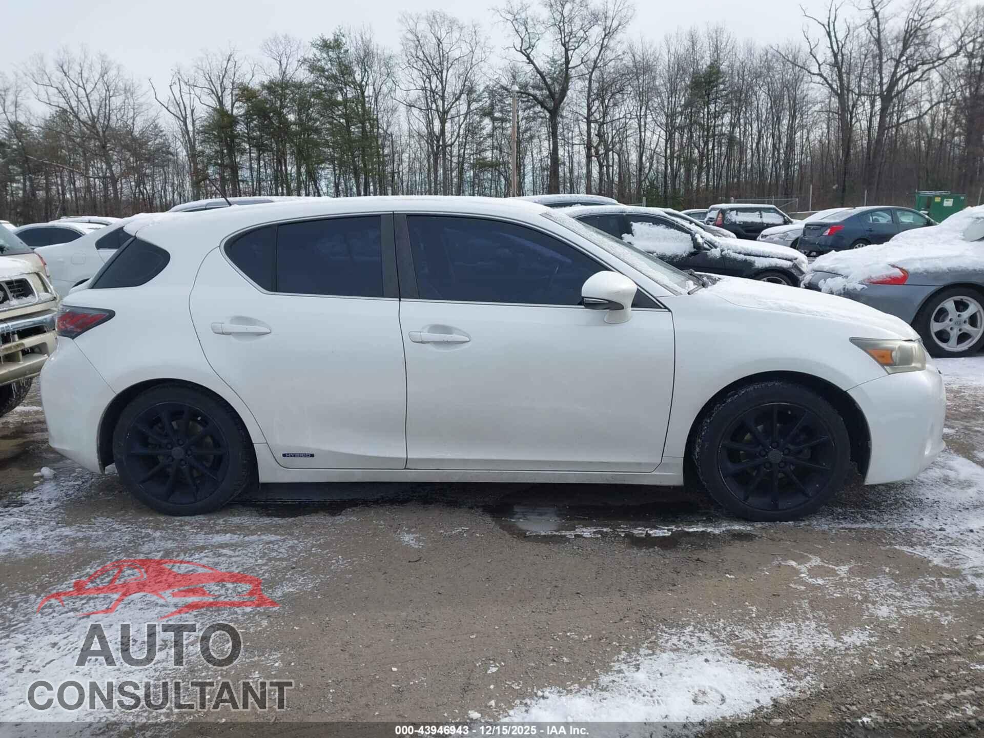 LEXUS CT 200H 2012 - JTHKD5BH2C2121360
