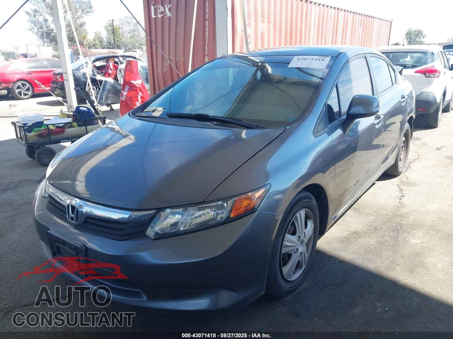HONDA CIVIC 2012 - 2HGFB2F57CH567410