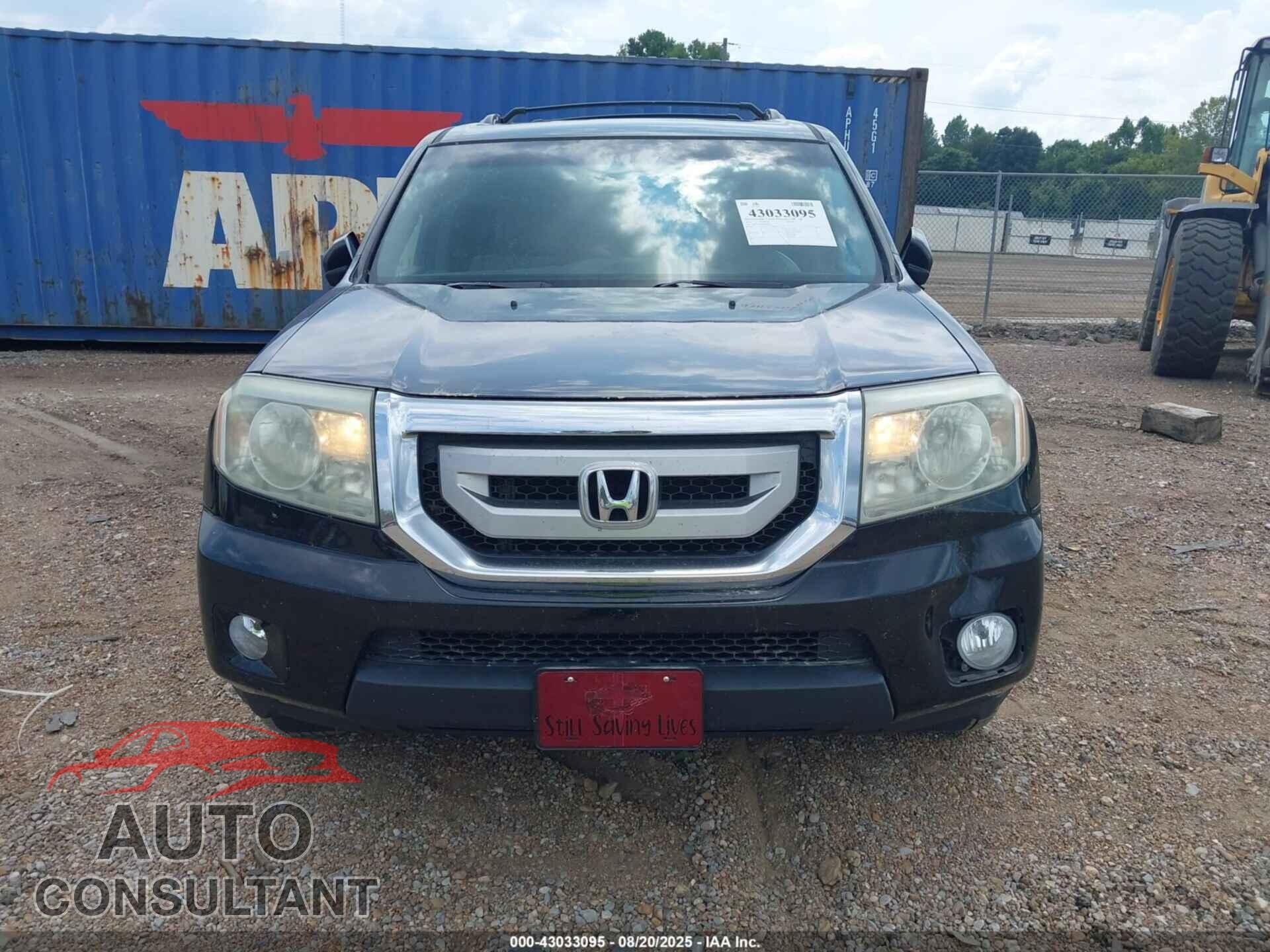 HONDA PILOT 2011 - 5FNYF4H60BB001235