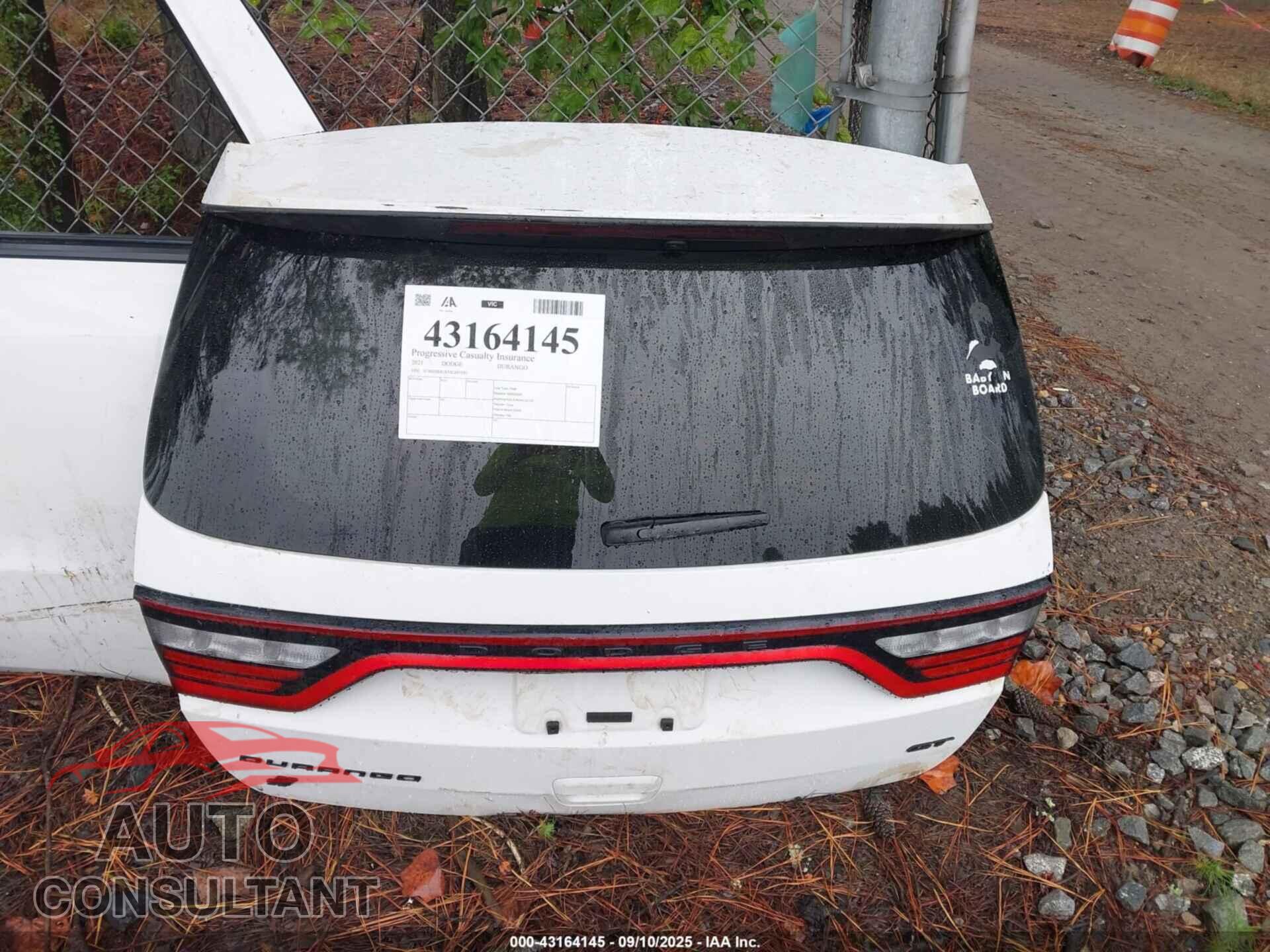 DODGE DURANGO 2021 - 1C4RDJDGXMC697593