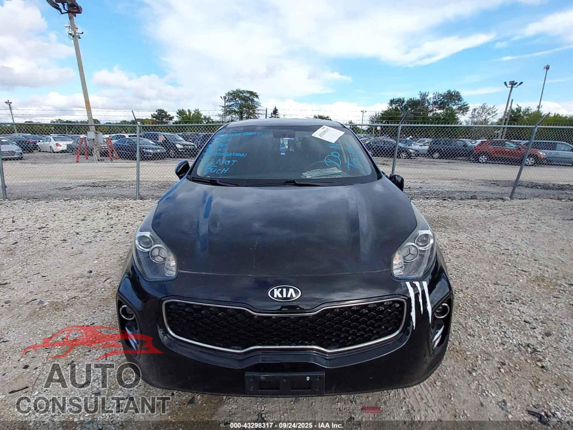 KIA SPORTAGE 2019 - KNDPMCAC2K7499083