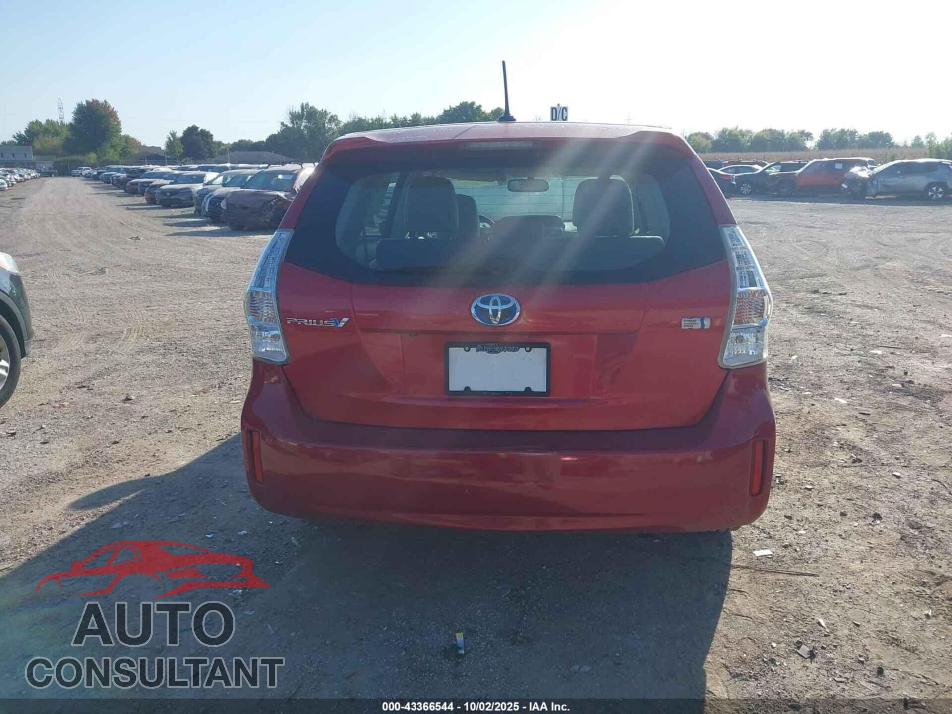 TOYOTA PRIUS V 2012 - JTDZN3EU5C3027168