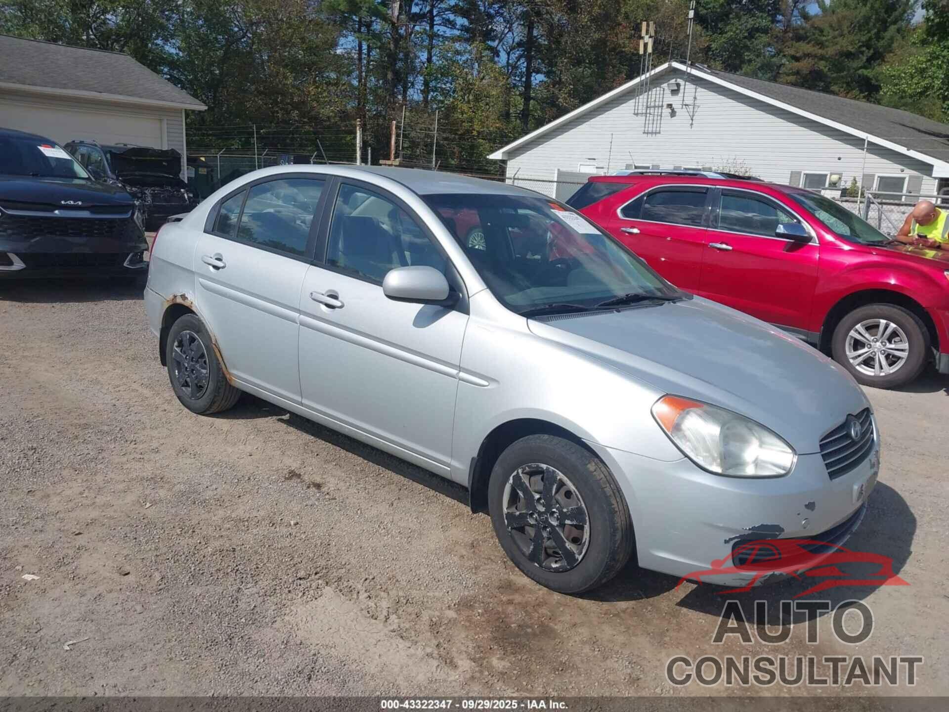 HYUNDAI ACCENT 2010 - KMHCN4AC6AU508851