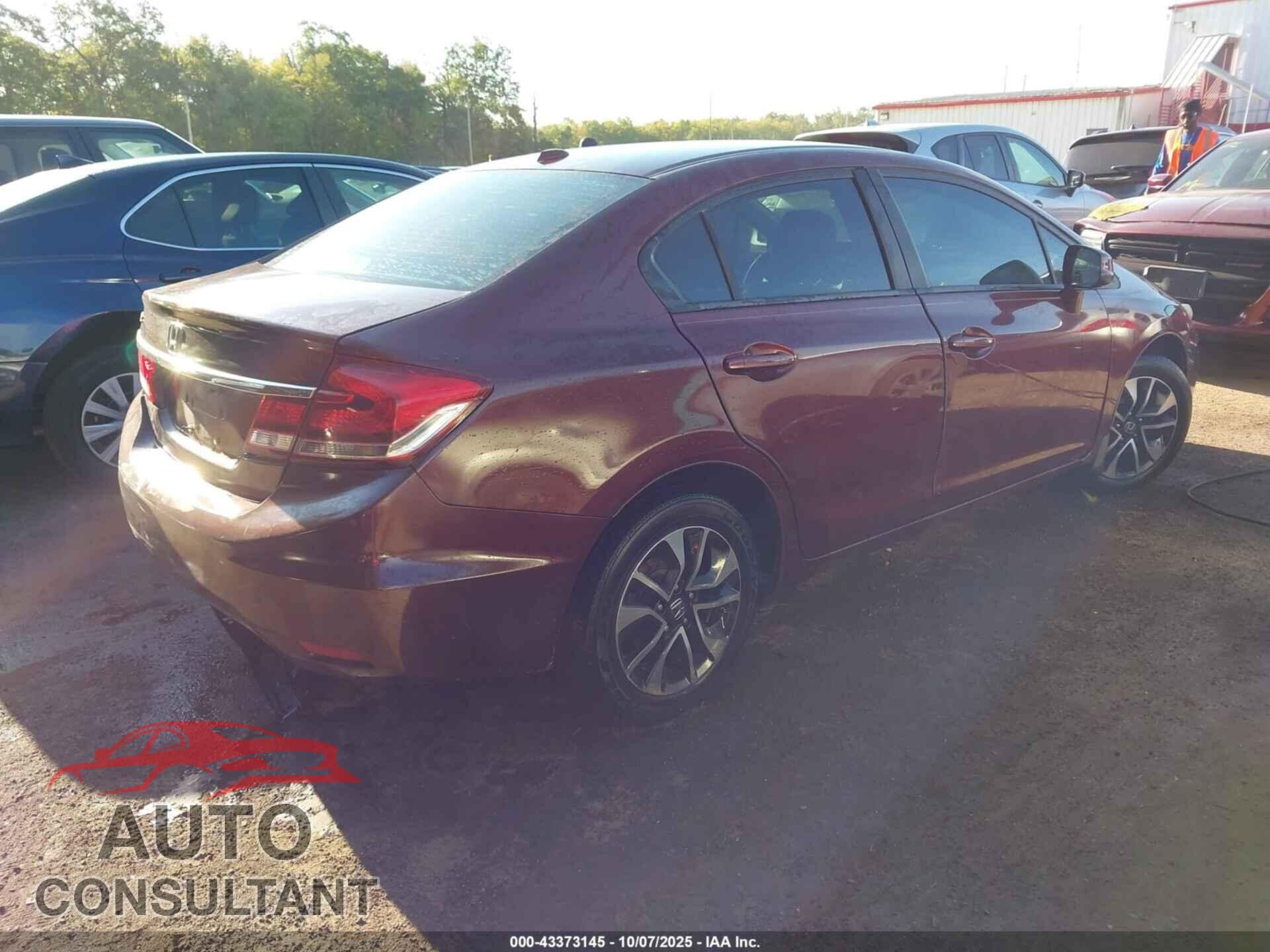HONDA CIVIC 2013 - 19XFB2F96DE077331