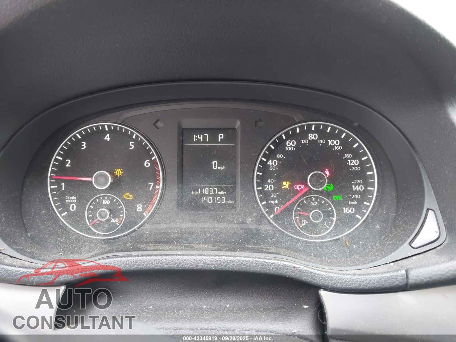 VOLKSWAGEN PASSAT 2013 - 1VWAP7A38DC046923