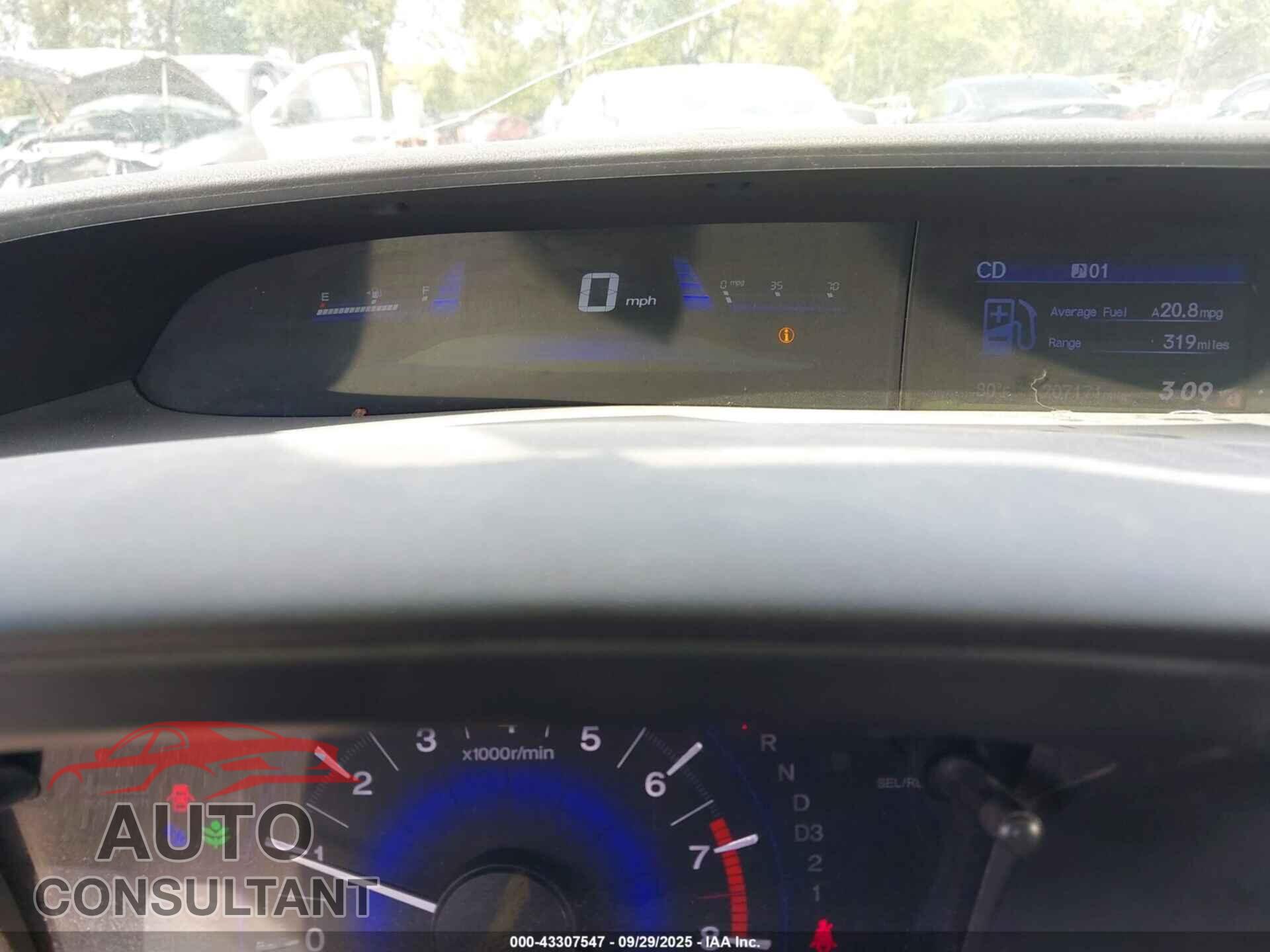 HONDA CIVIC 2013 - 19XFB2F81DE054417