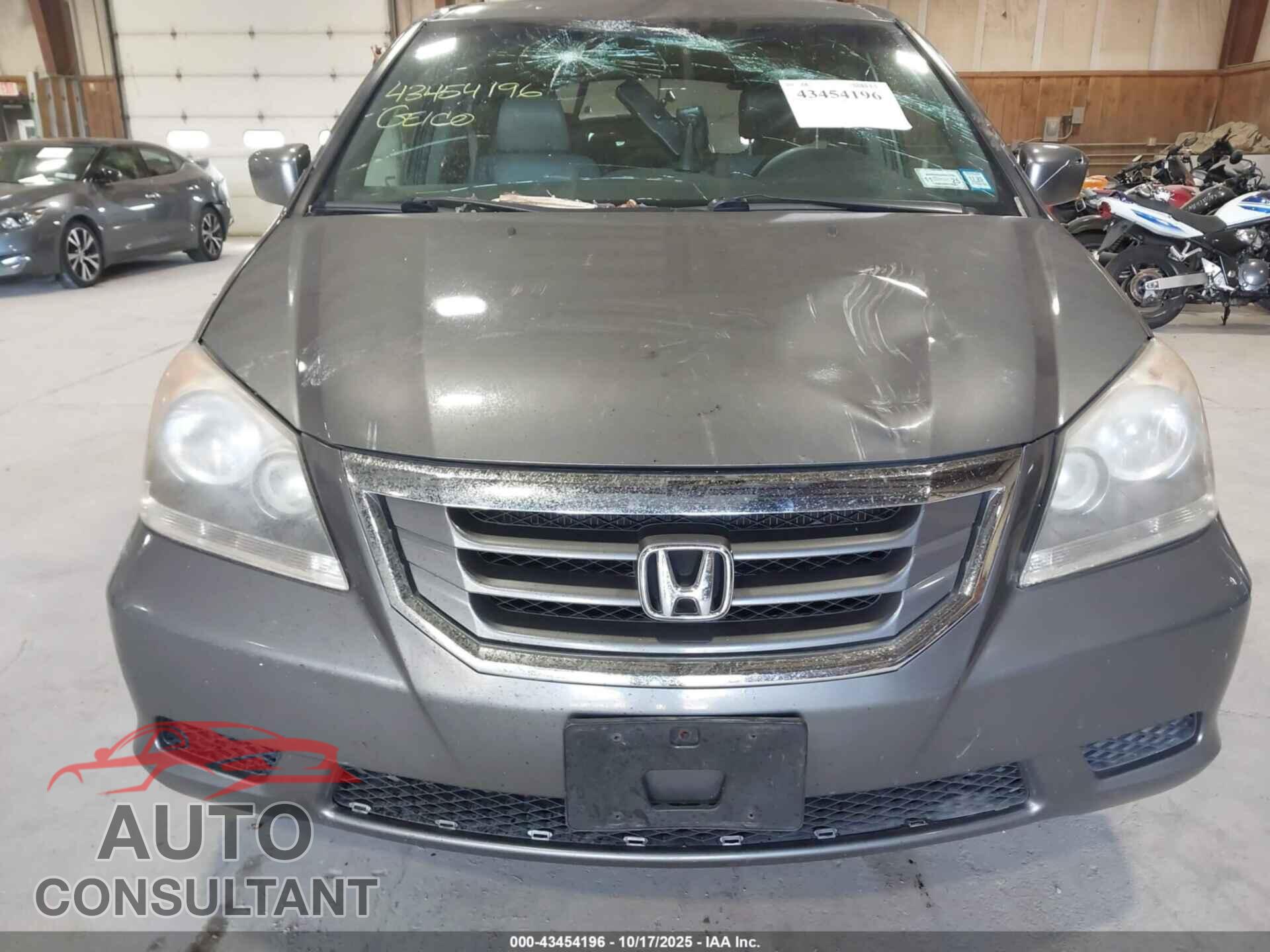 HONDA ODYSSEY 2009 - 5FNRL38669B013455