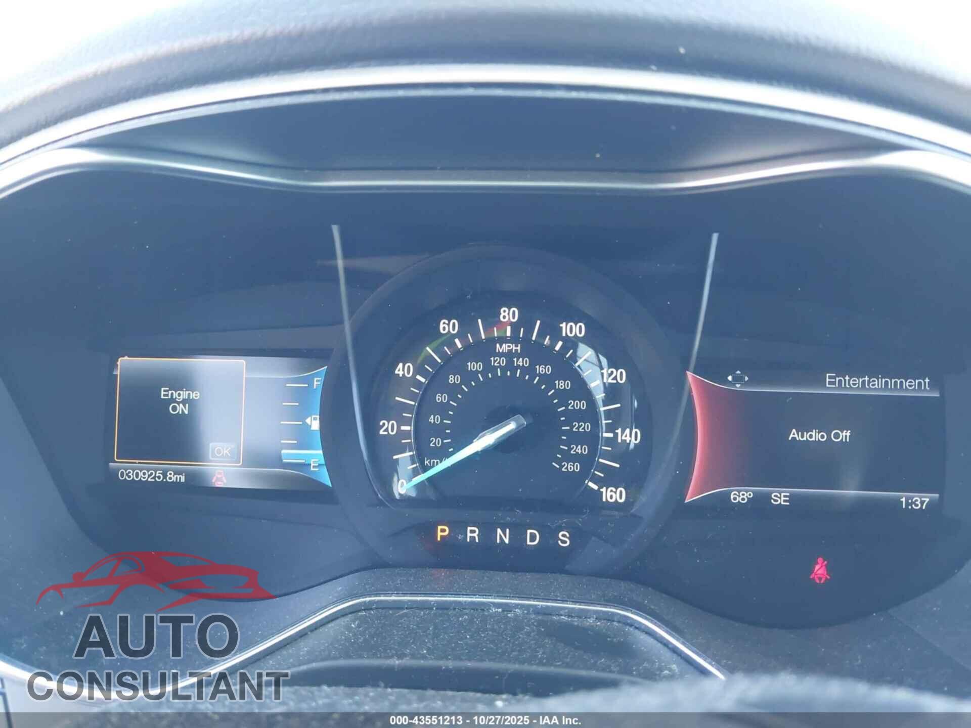 FORD FUSION 2016 - 3FA6P0HDXGR134849