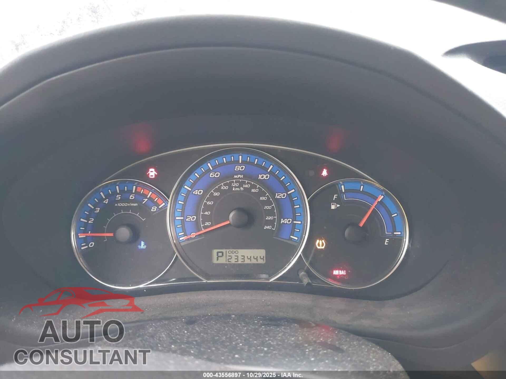 SUBARU FORESTER 2009 - JF2SH646X9H715094