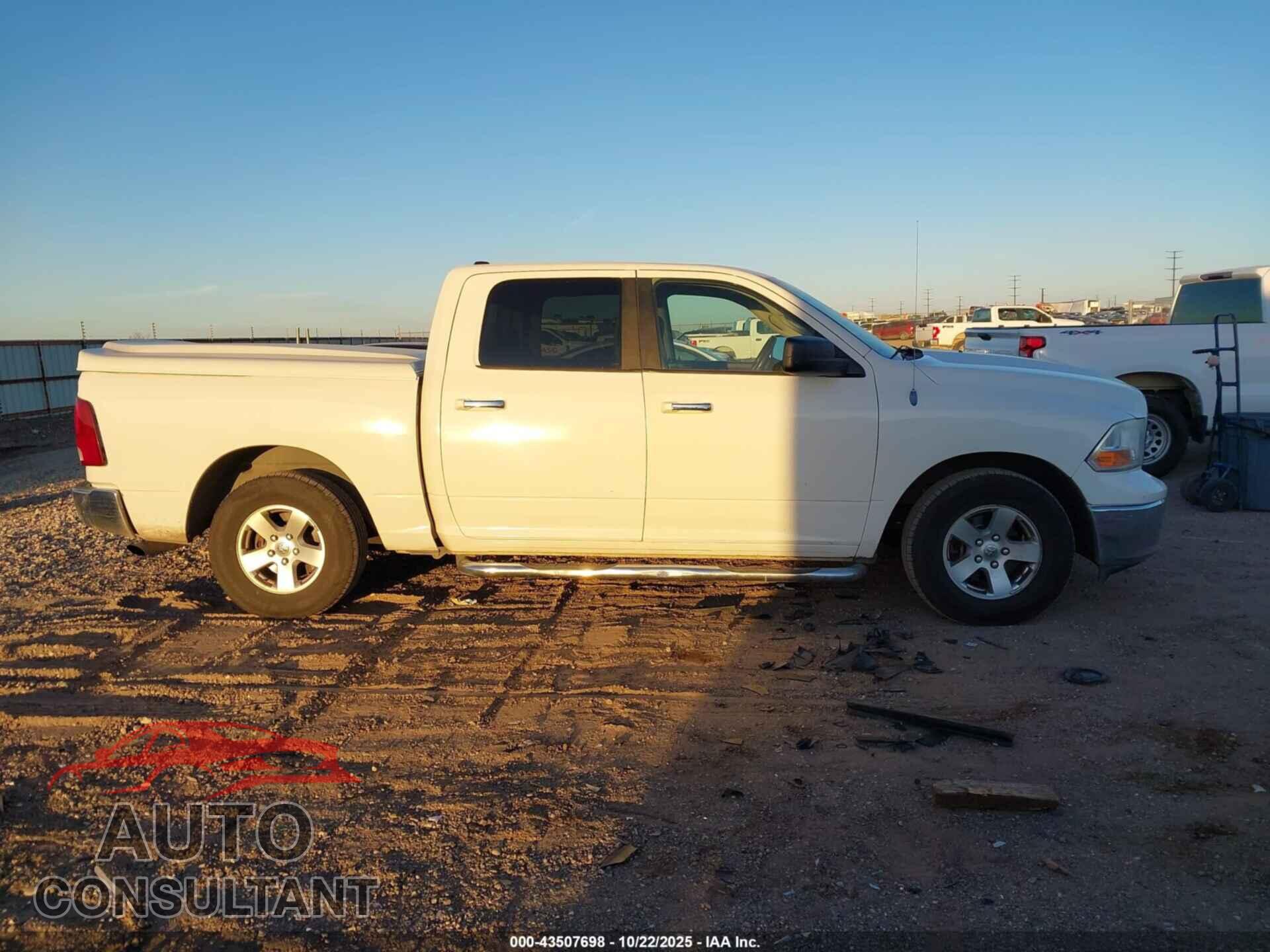 DODGE RAM 1500 2009 - 1D3HB13P09S780599
