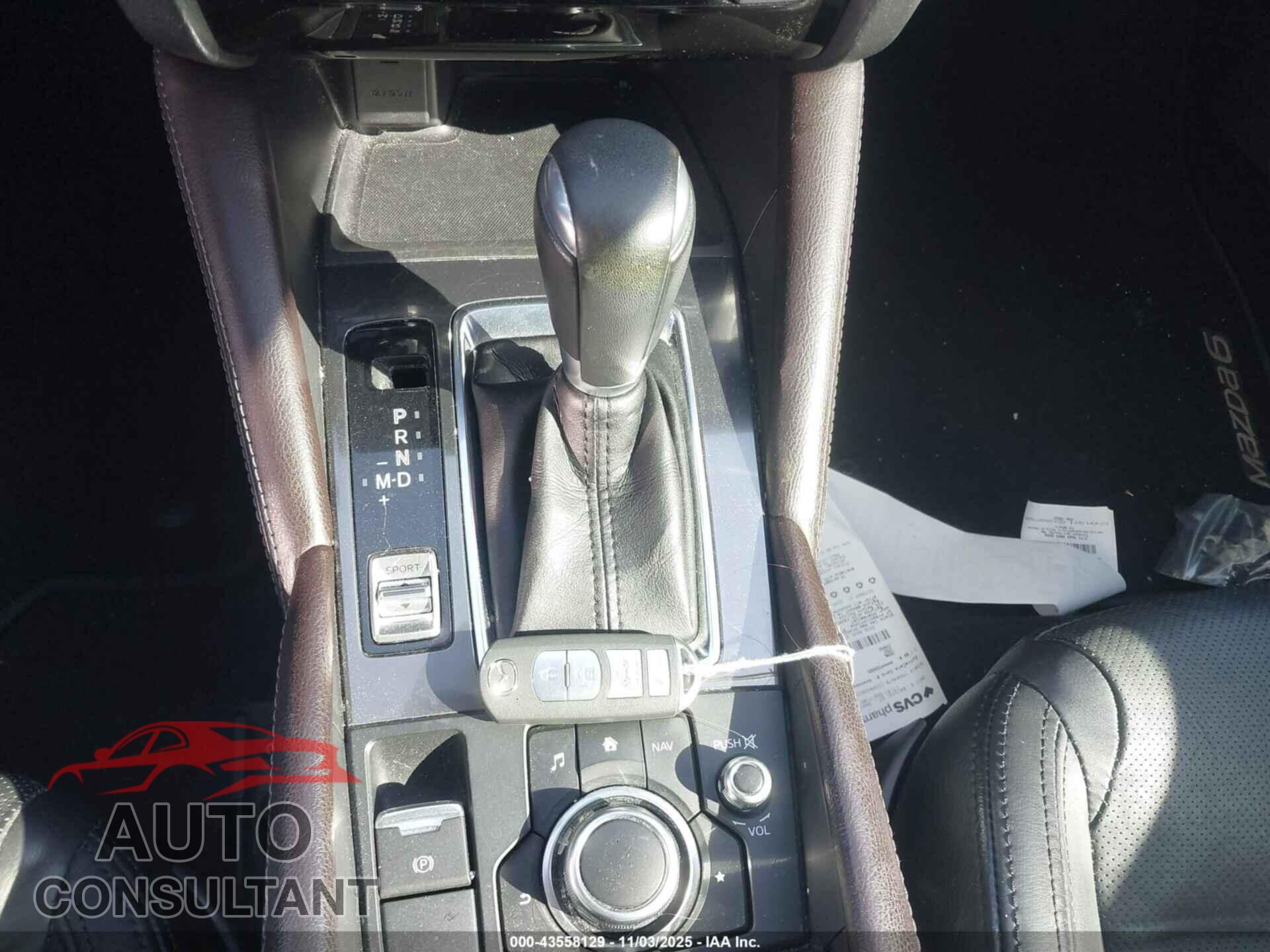 MAZDA MAZDA6 2016 - JM1GJ1W54G1480021