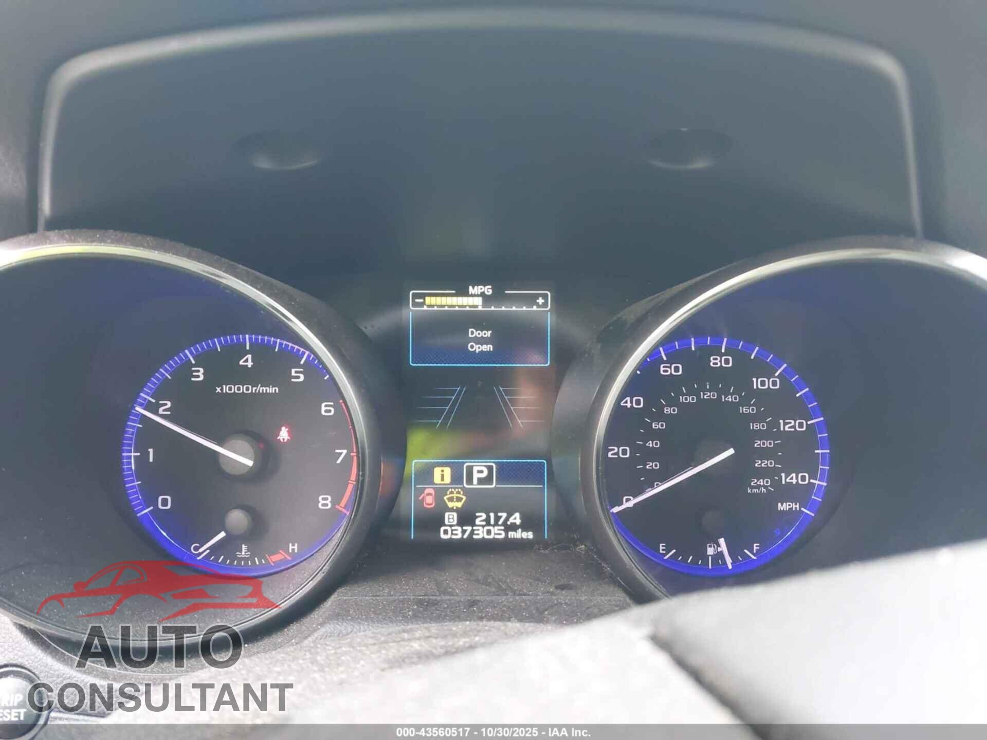 SUBARU OUTBACK 2017 - 4S4BSANC1H3237260