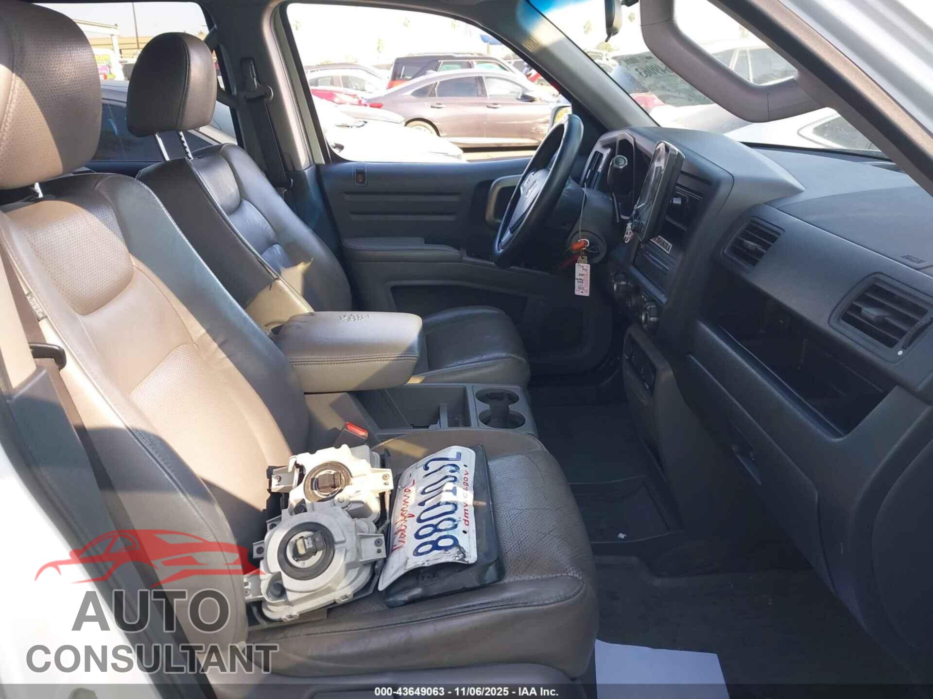 HONDA RIDGELINE 2011 - 5FPYK1F52BB002415