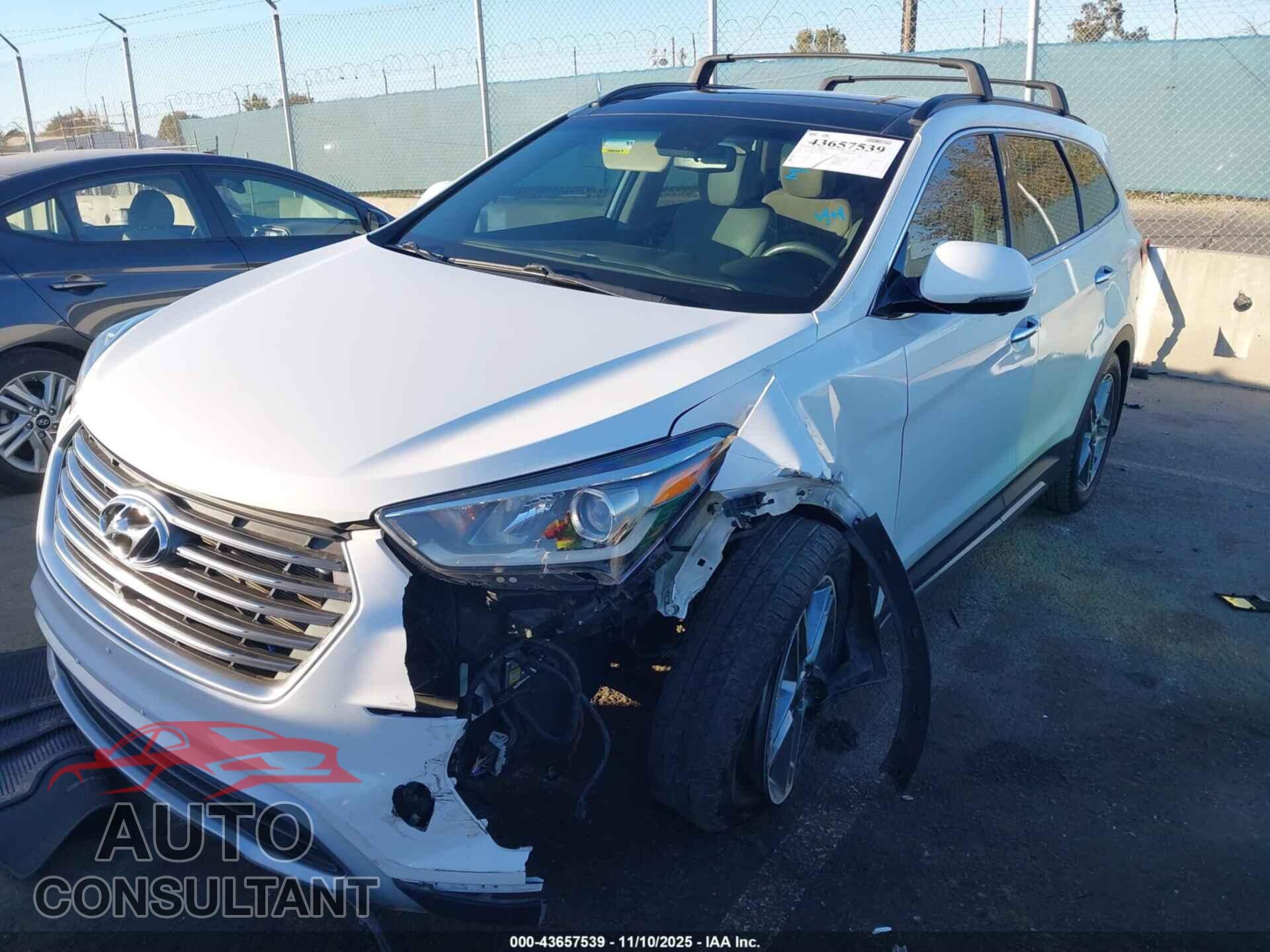 HYUNDAI SANTA FE 2017 - KM8SR4HF9HU246804