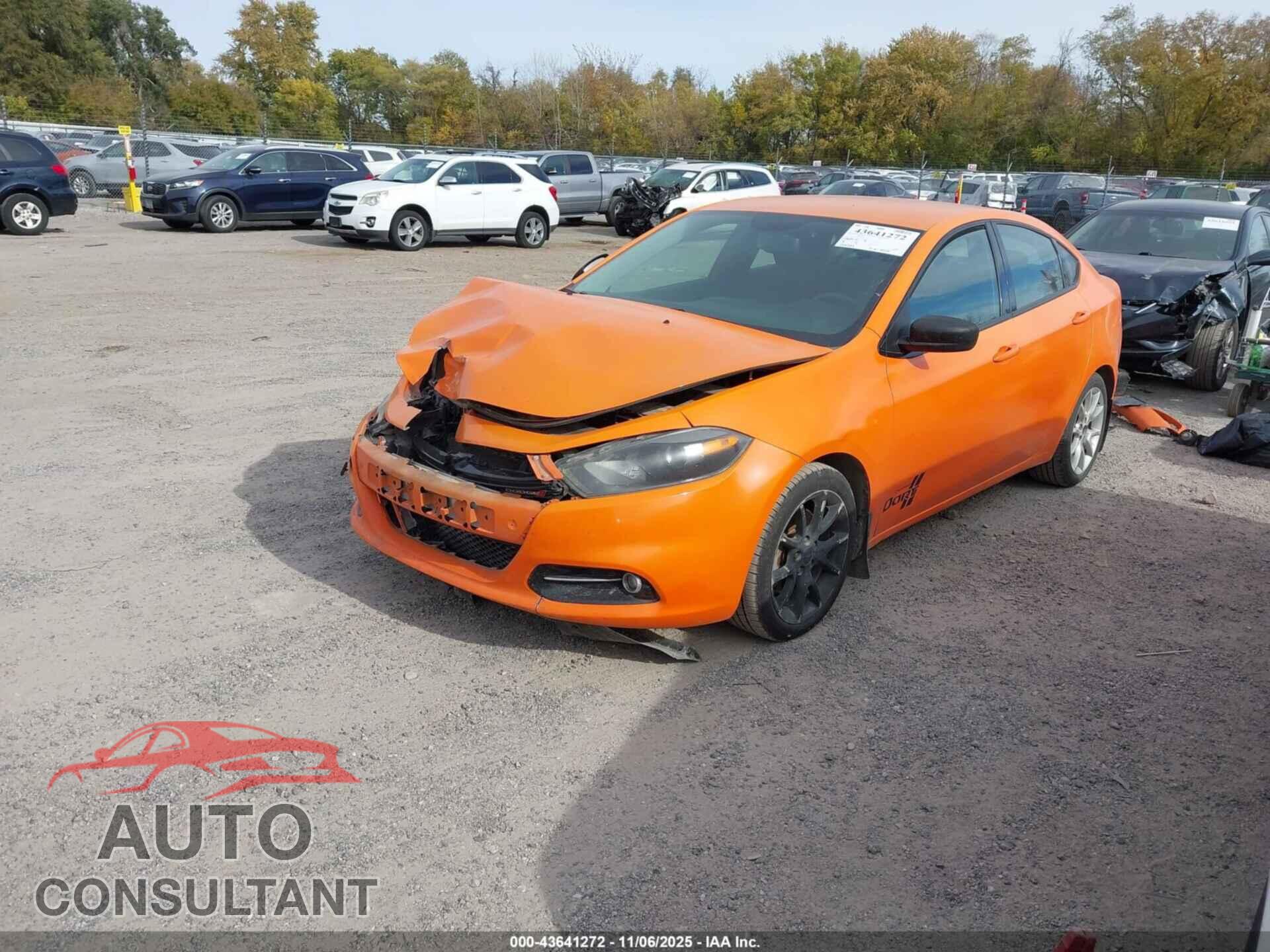 DODGE DART 2013 - 1C3CDFBA1DD329190