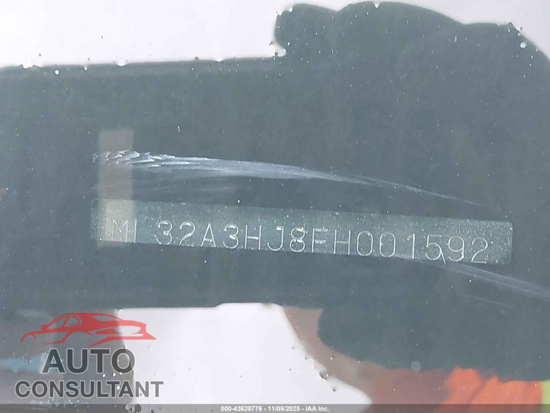 MITSUBISHI MIRAGE 2015 - ML32A3HJ8FH001592