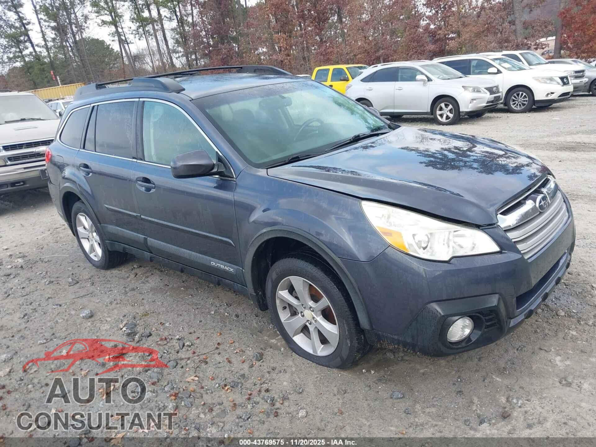 SUBARU OUTBACK 2014 - 4S4BRCCC5E3244055