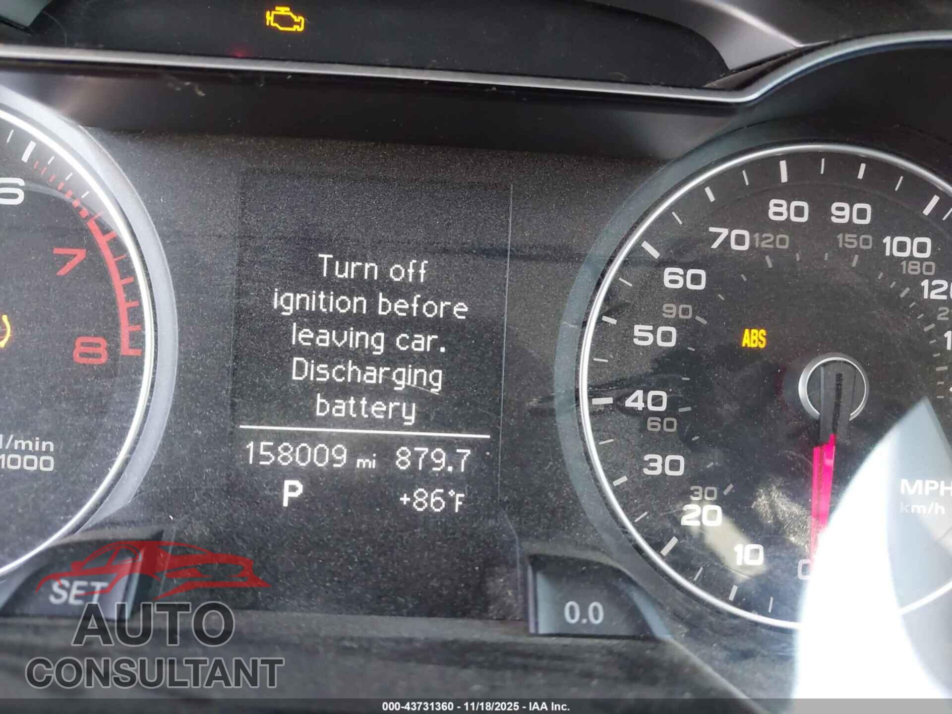 AUDI A4 2013 - WAUAFAFL9DA148753