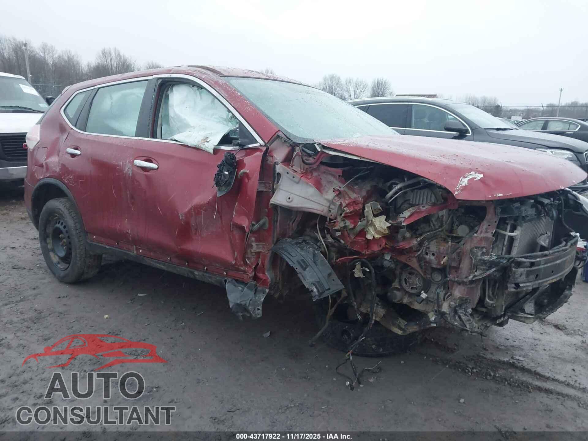 NISSAN ROGUE 2015 - KNMAT2MV7FP529250