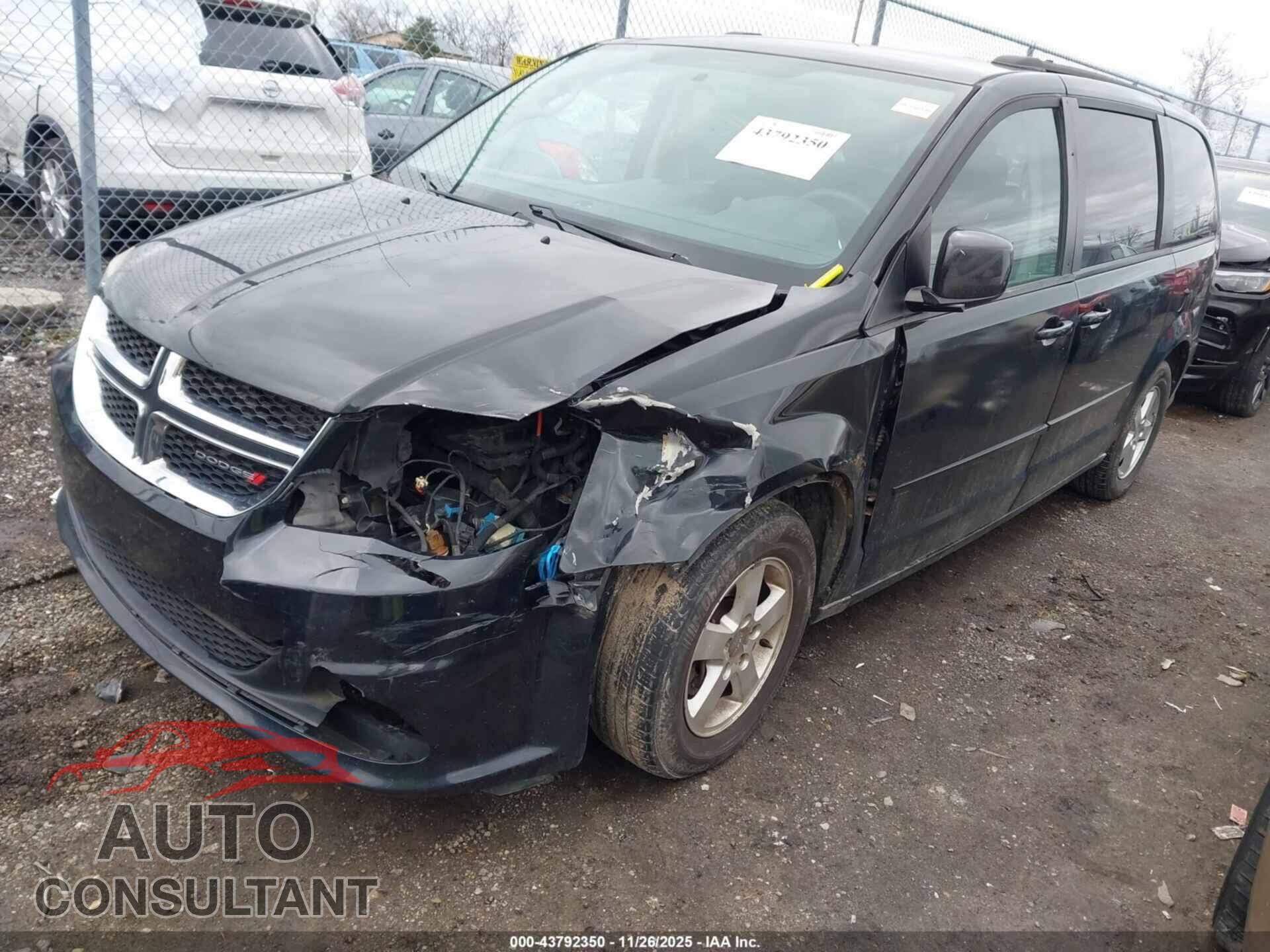 DODGE GRAND CARAVAN 2012 - 2C4RDGCG4CR406287