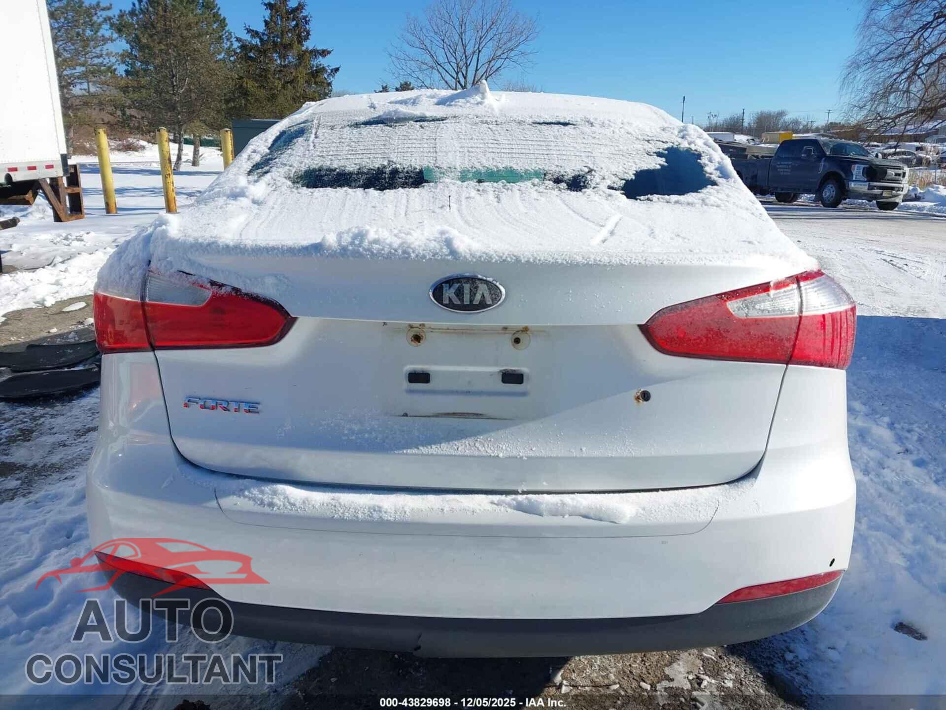 KIA FORTE 2014 - KNAFK4A6XE5087153