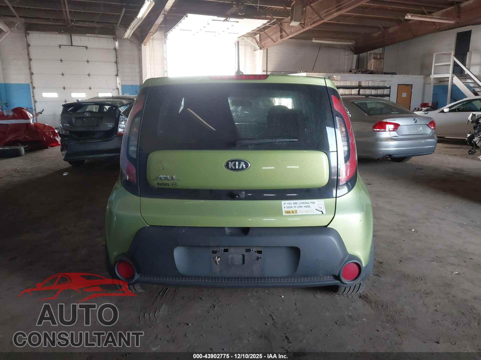 KIA SOUL 2015 - KNDJP3A54F7757723