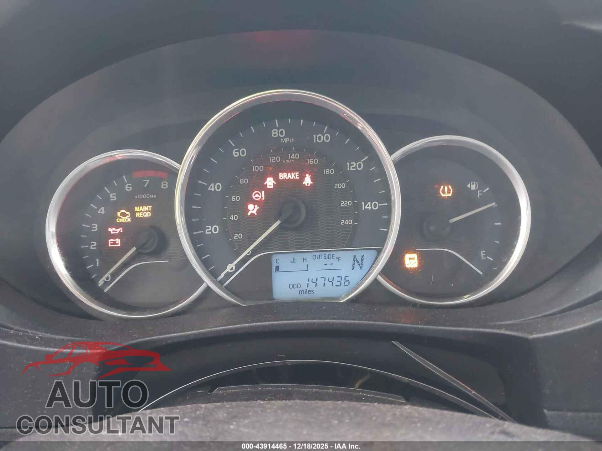 TOYOTA COROLLA 2016 - 2T1BURHE8GC607040