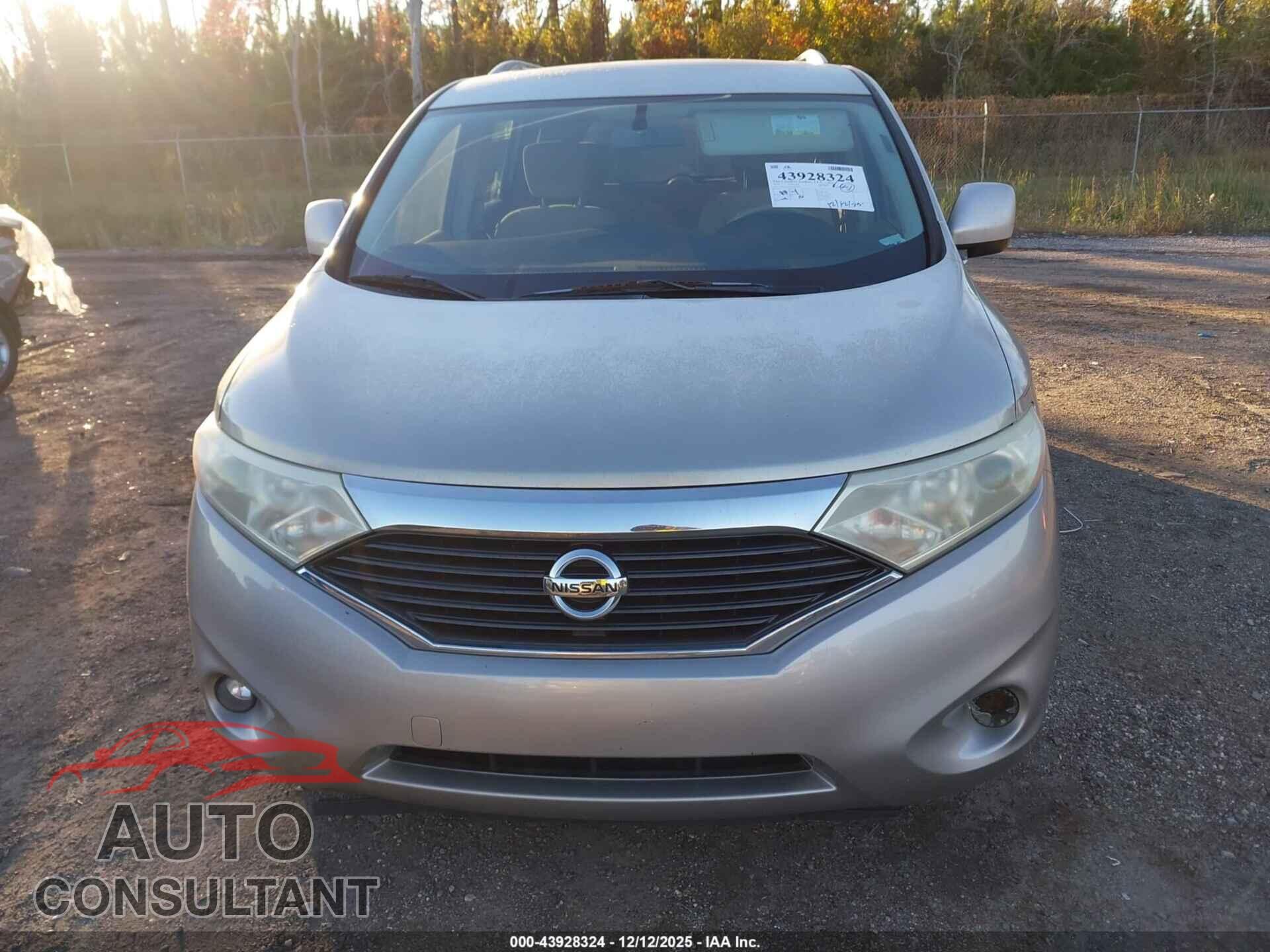 NISSAN QUEST 2013 - JN8AE2KP2D9066681