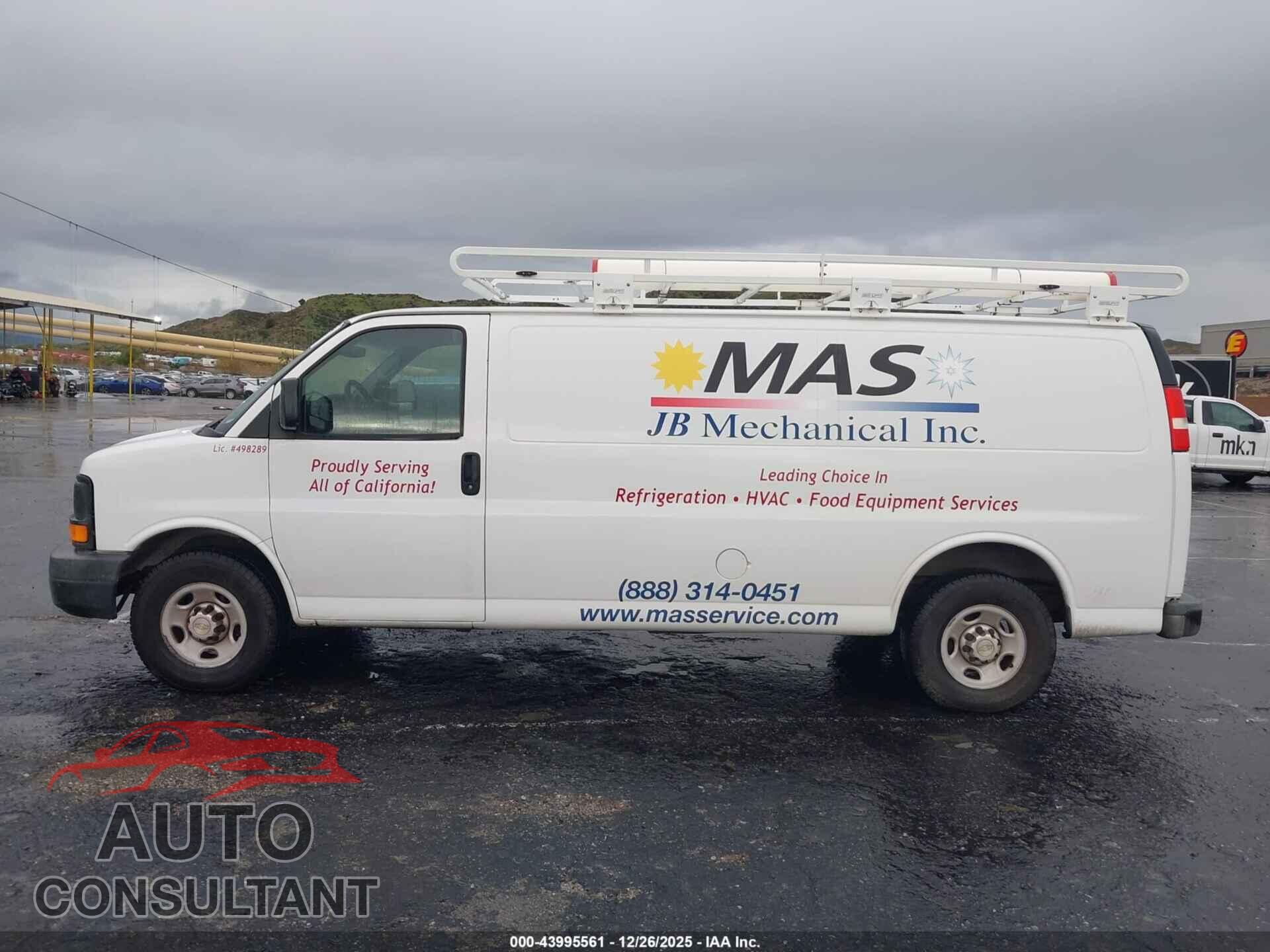 CHEVROLET EXPRESS 3500 2013 - 1GCZGUBG6D1158914