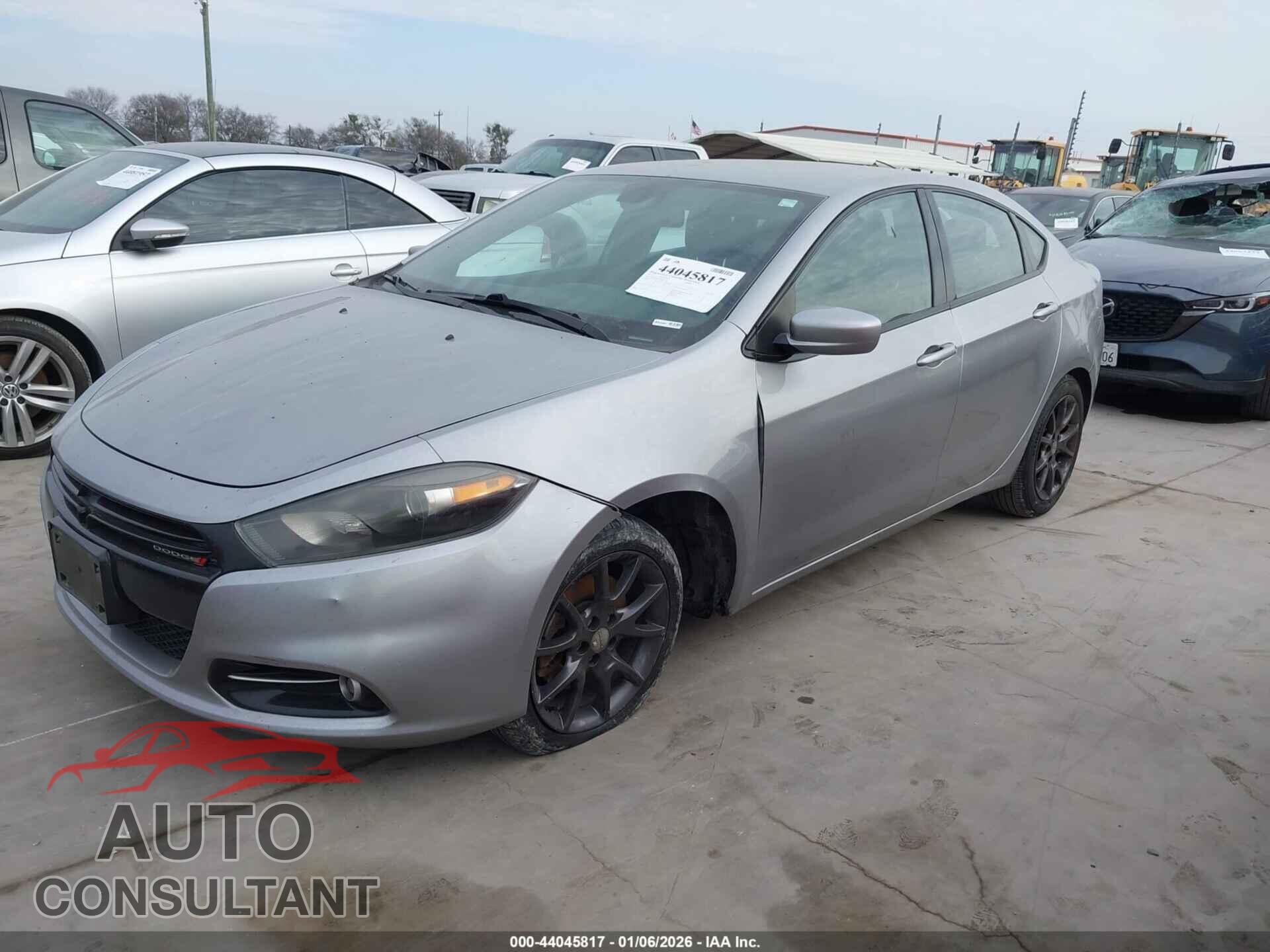 DODGE DART 2015 - 1C3CDFBB3FD433434