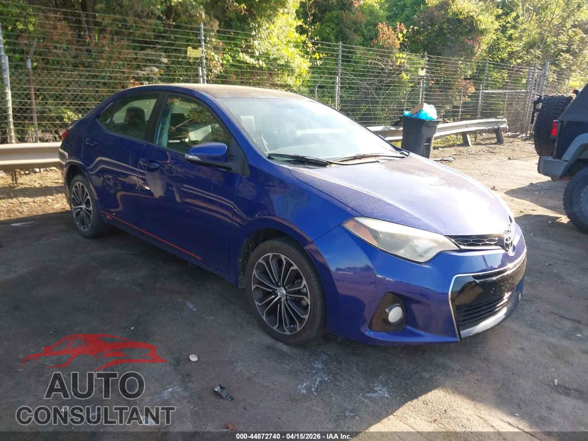 TOYOTA COROLLA 2016 - 5YFBURHE2GP377379
