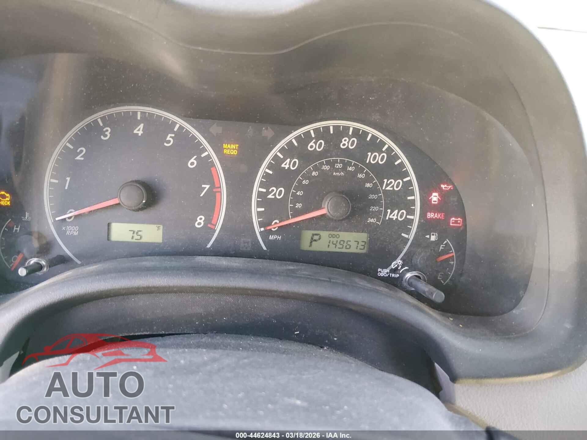 TOYOTA COROLLA 2011 - JTDBU4EE3B9163538