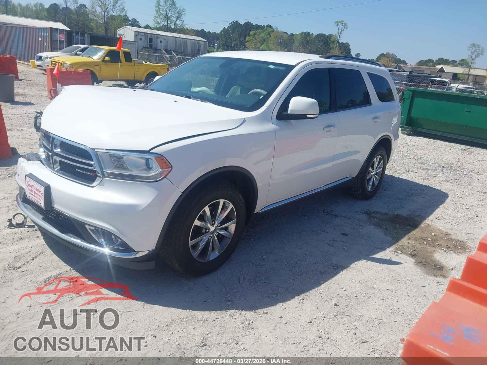 DODGE DURANGO 2015 - 1C4RDJDG7FC917260